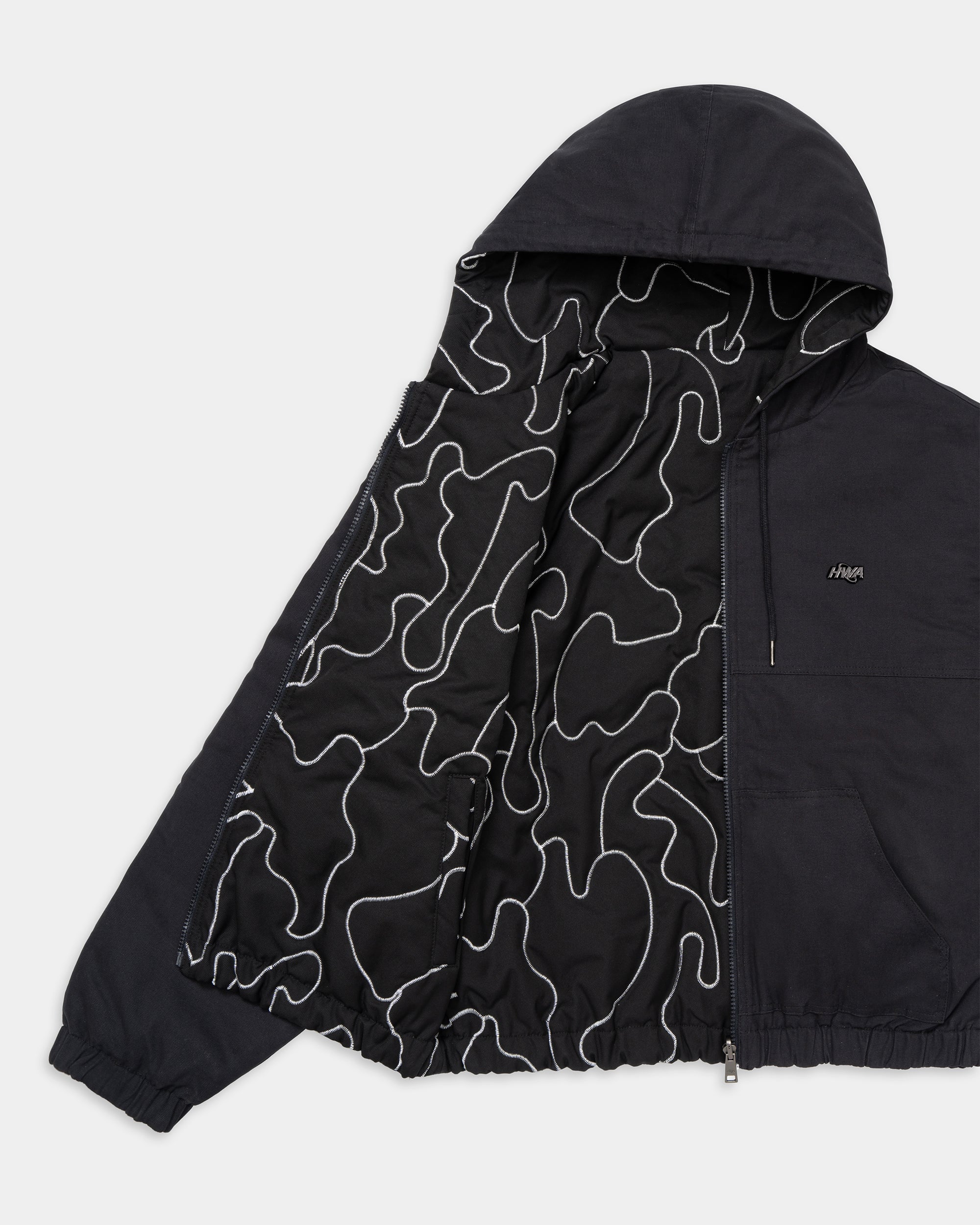 STORM REVERSIBLE STUDDED JACKET - BLACK CAMO