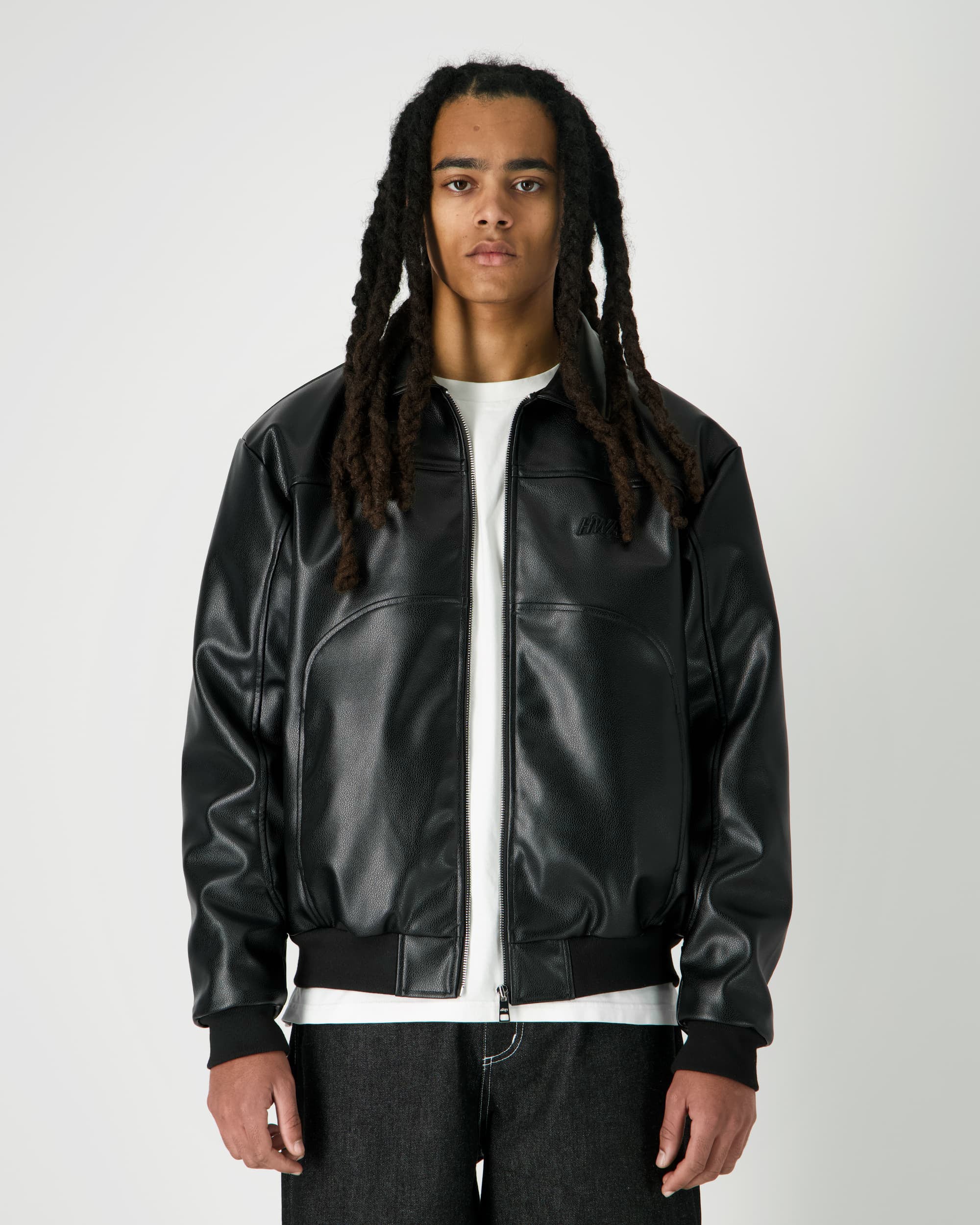 Veste en cuir Three 60 - Triple Black – Human With Attitude