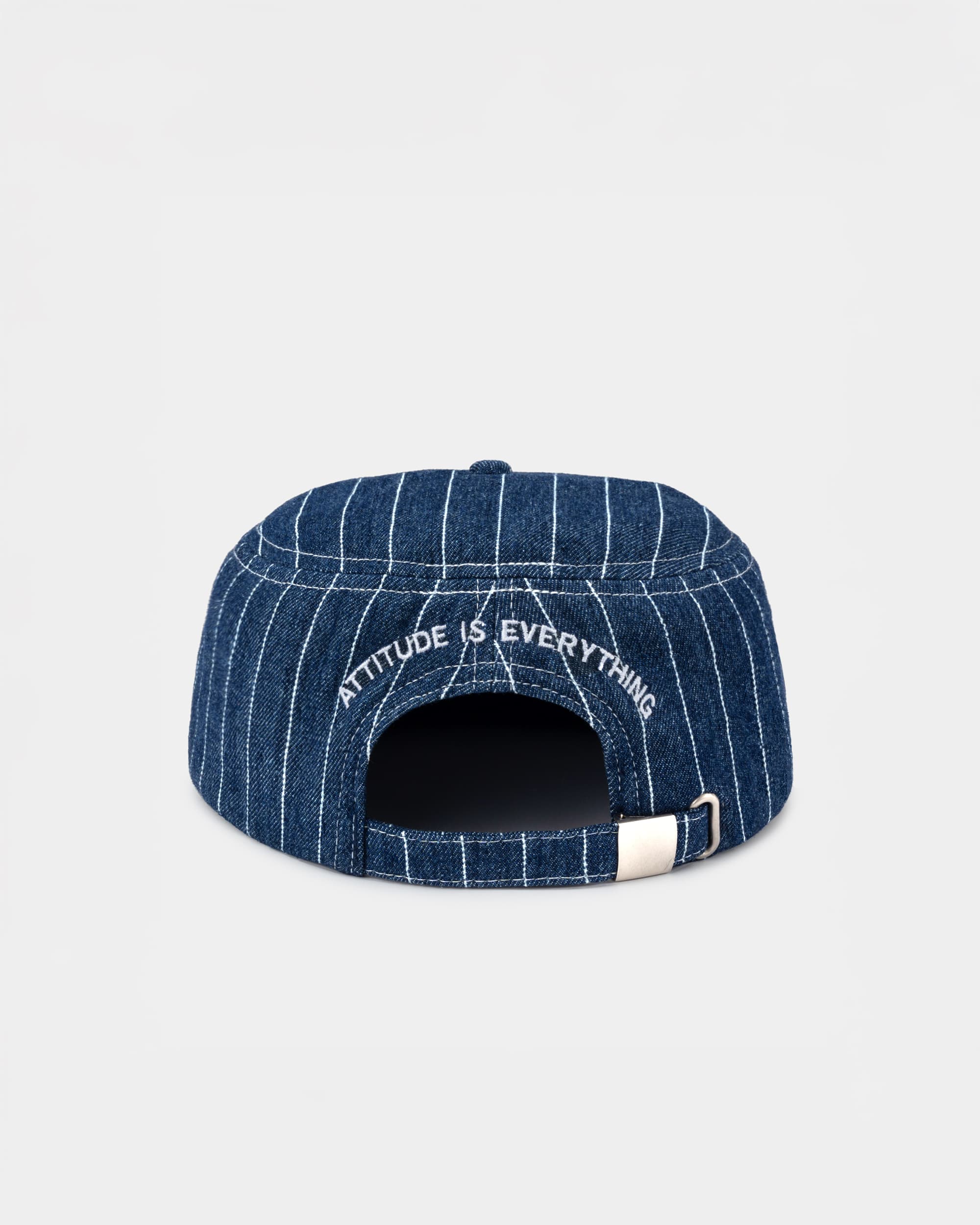 Pillbox Monogram Striped Cap - Blue – Human With Attitude