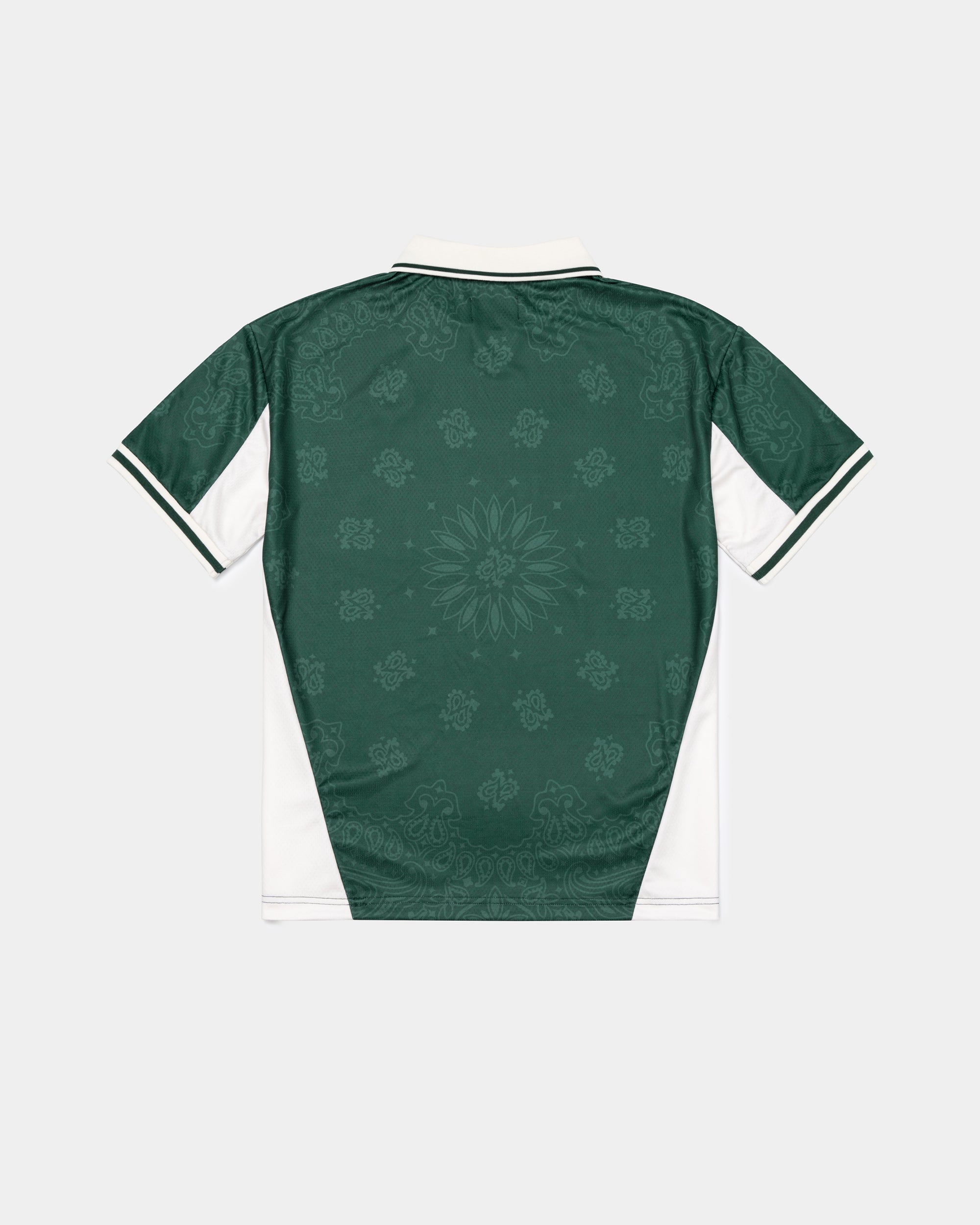 Paisley Football Tee - Green