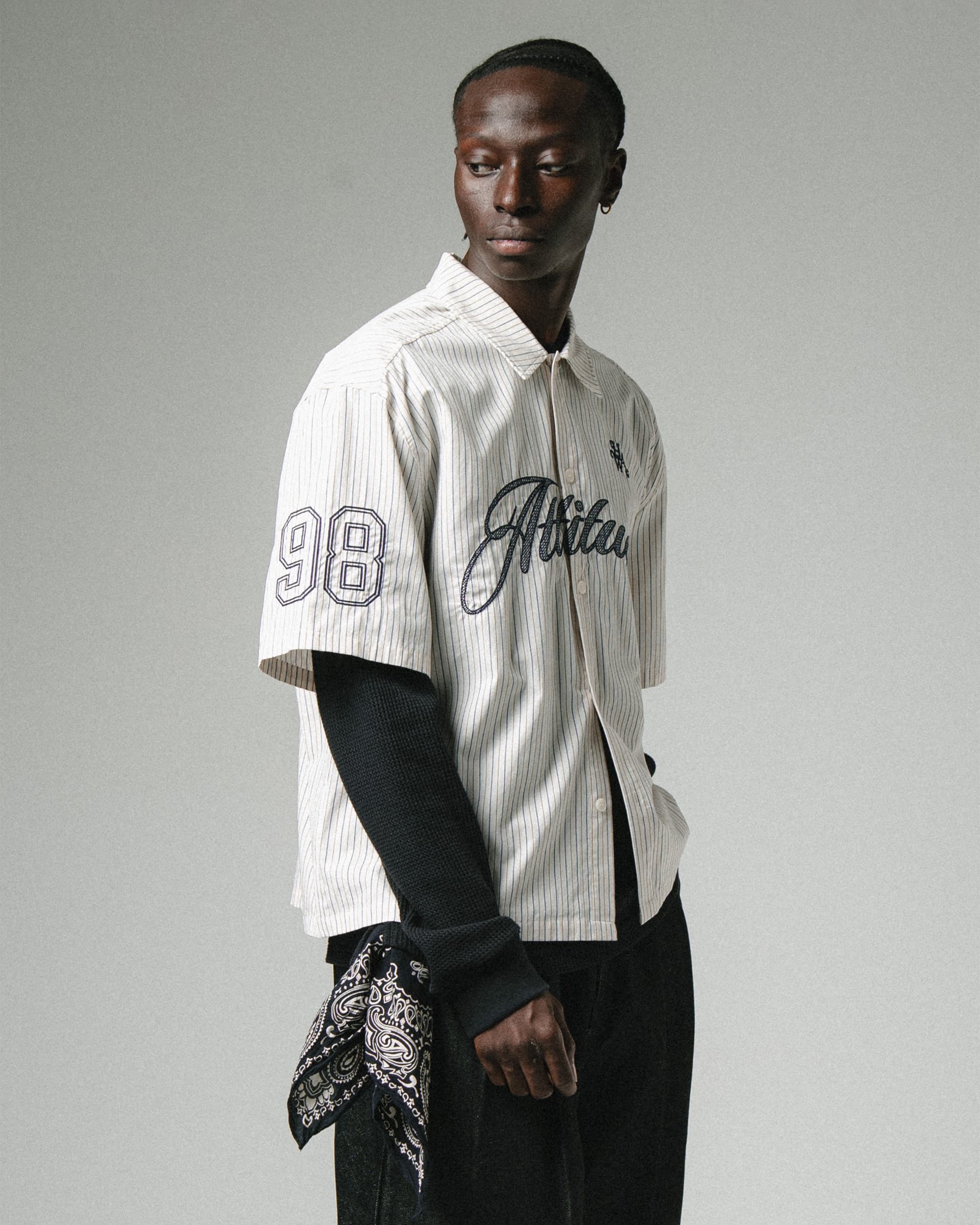 Chemise manches courtes Baseball