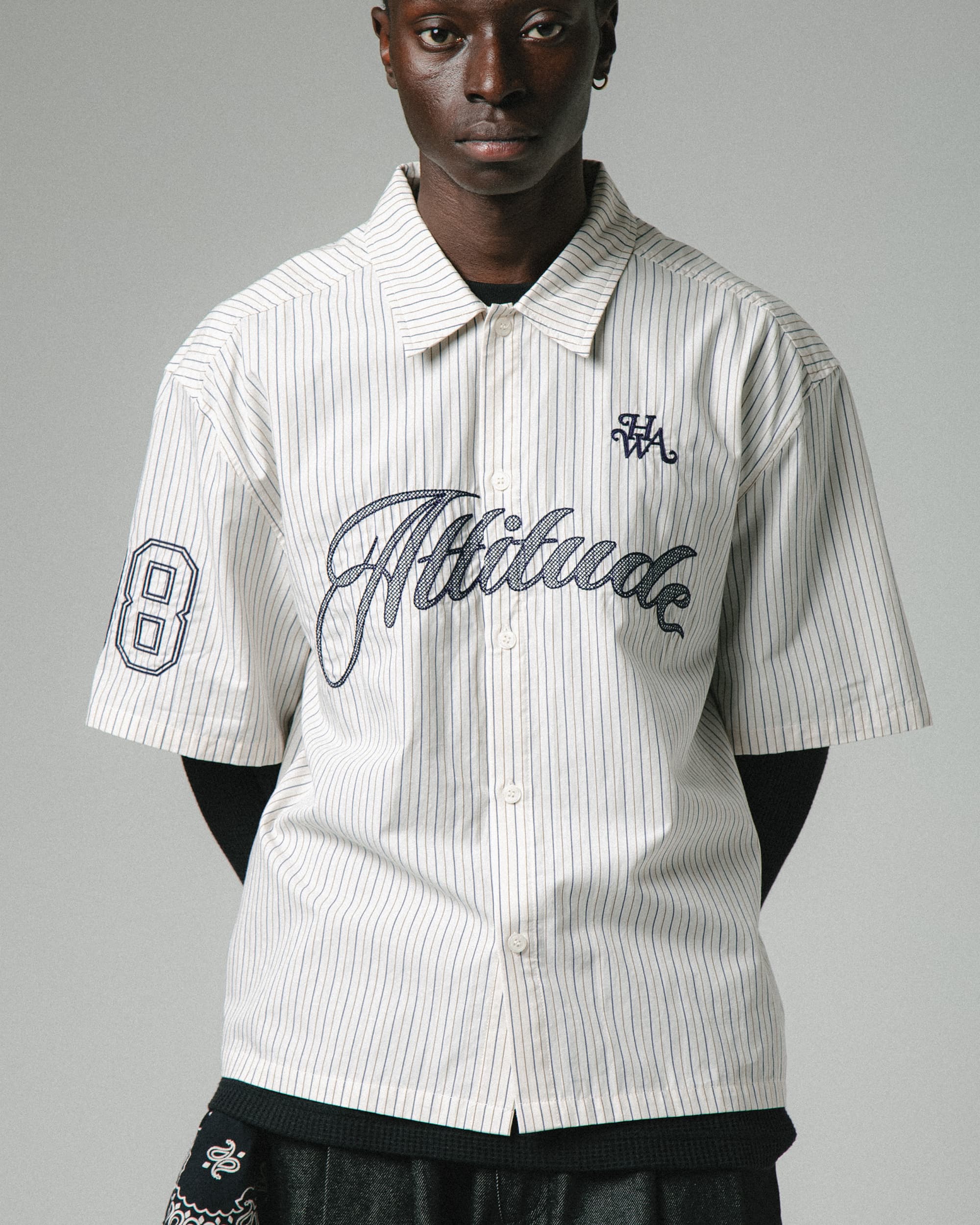 Chemise manches courtes Baseball