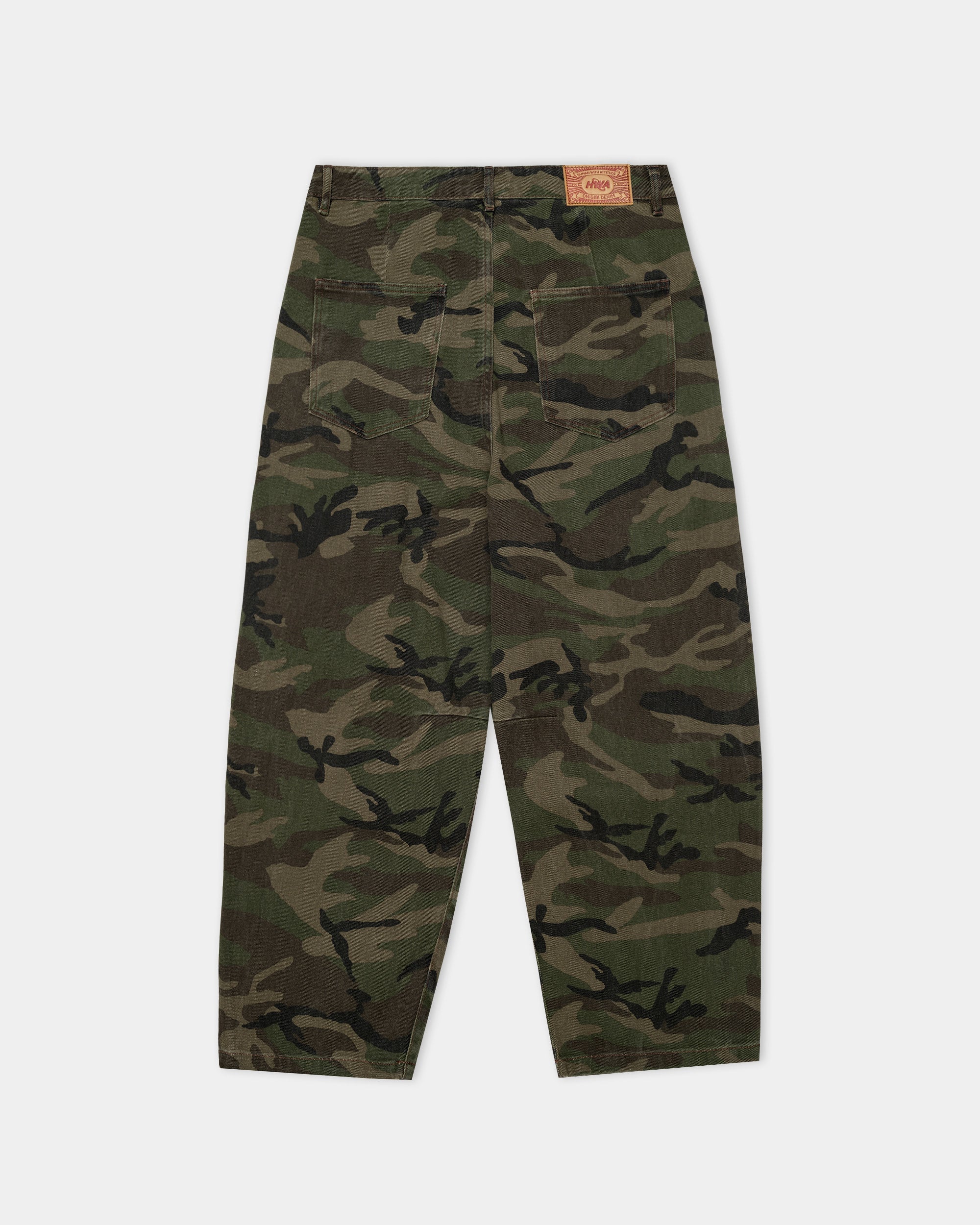 Jean PLEATED ONIGIRI - Camo