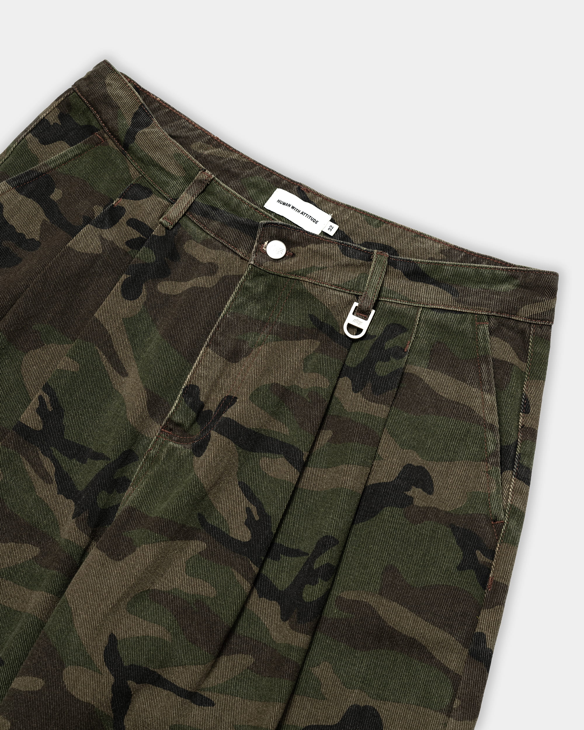Jean PLEATED ONIGIRI - Camo