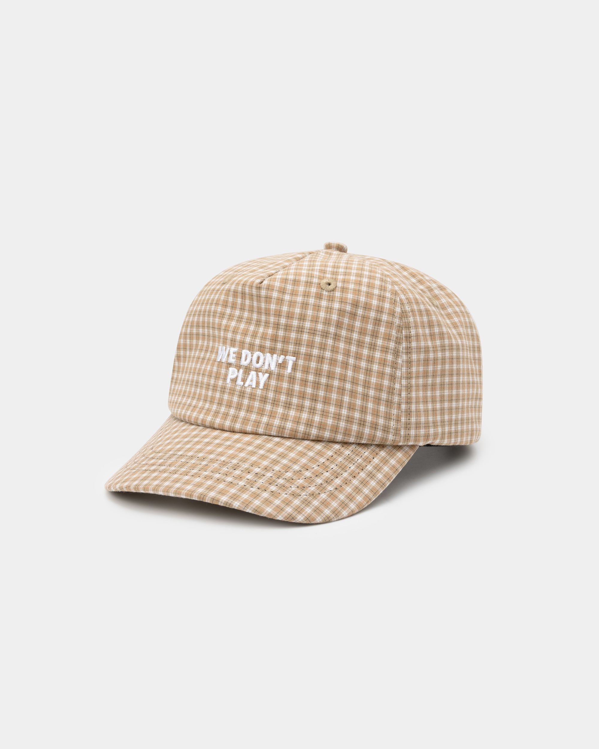 WDP Plaid Cap - Beige