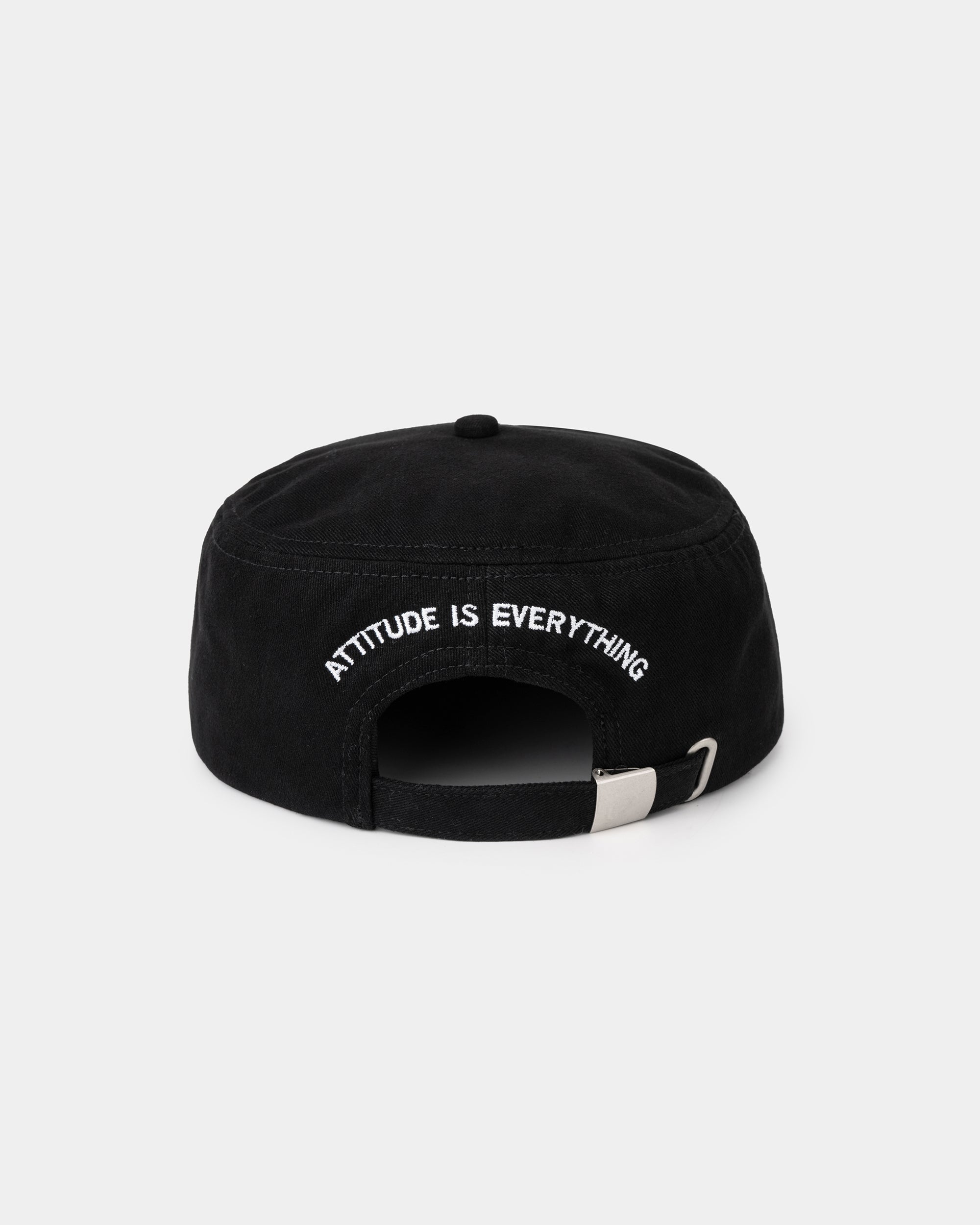 Pillbox Monogram Cap - Black