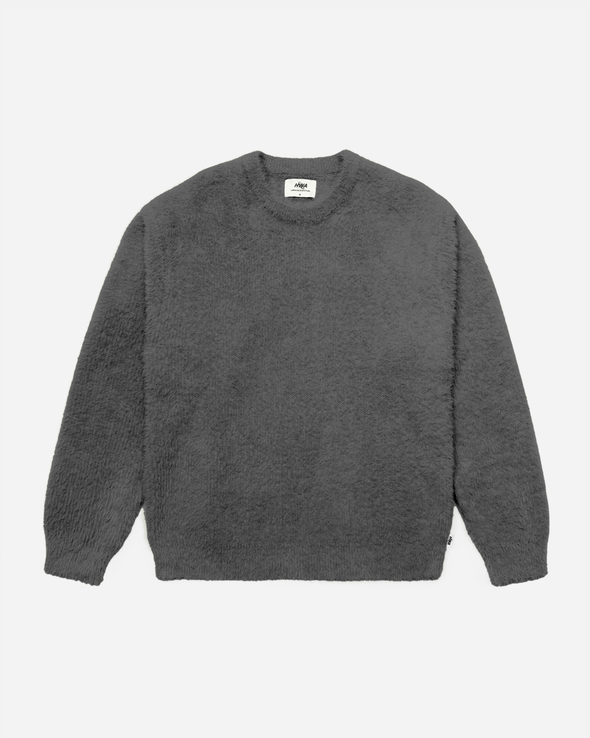 WDP Fuzzy Sweater - Charcoal