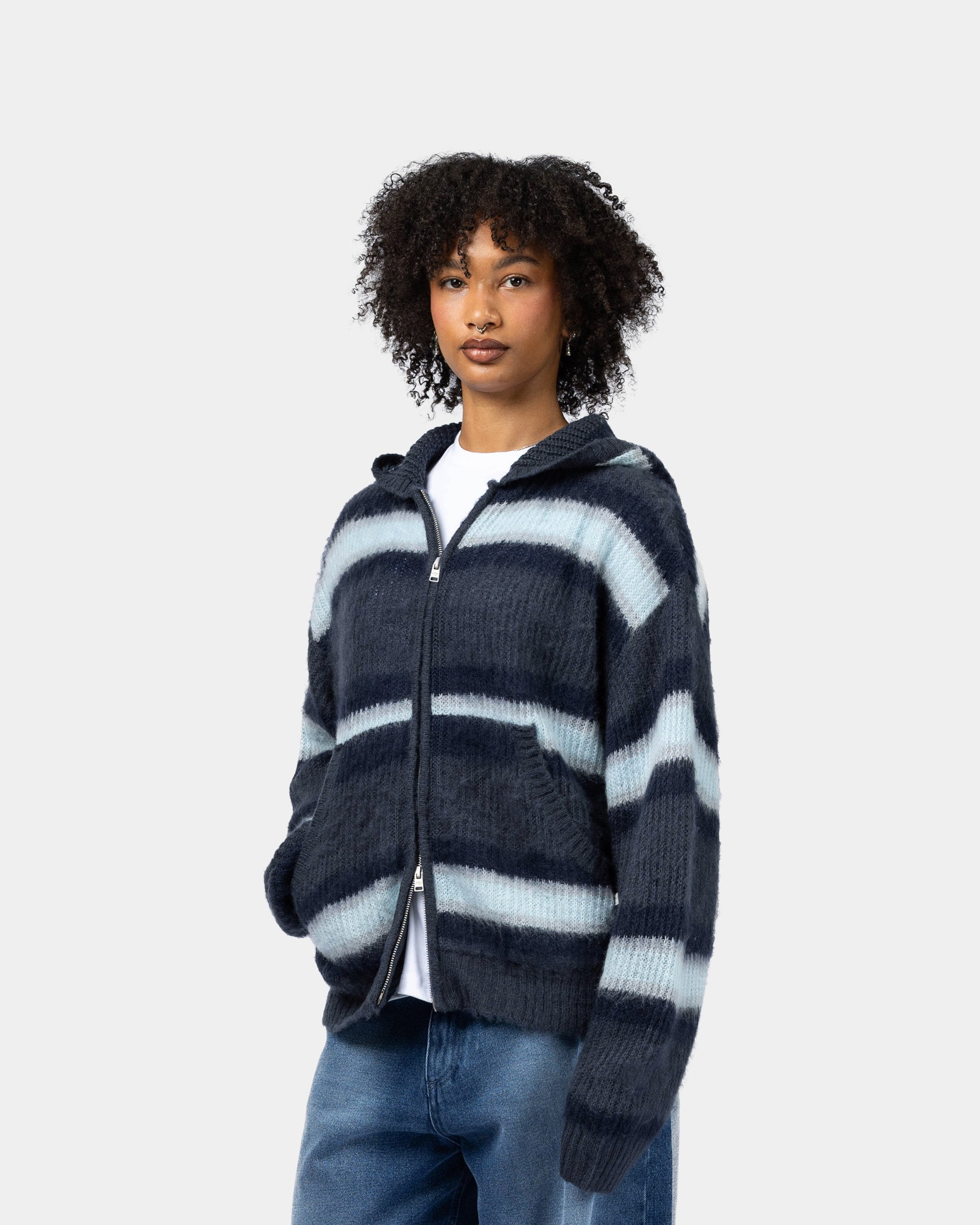 Cult Hooded Vest - Blue
