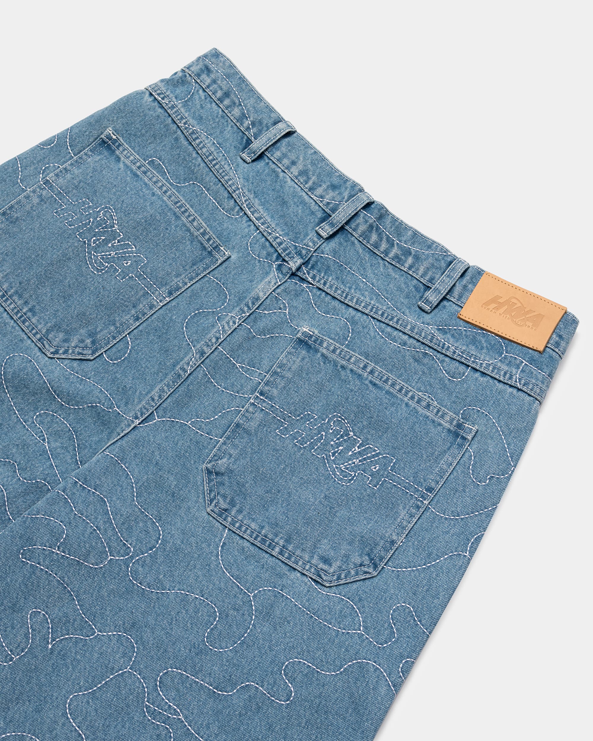 JORTS CAMO - Washed Indigo