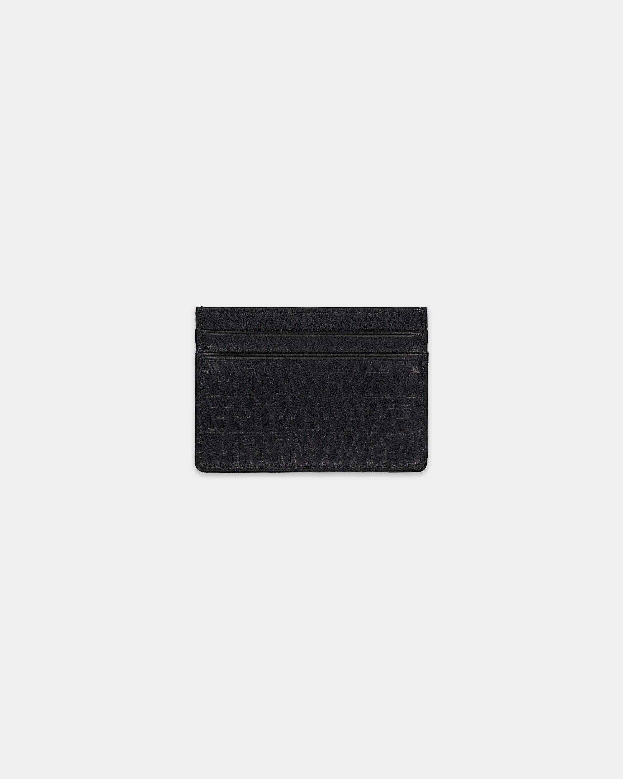 Monogram Card Holder - Black