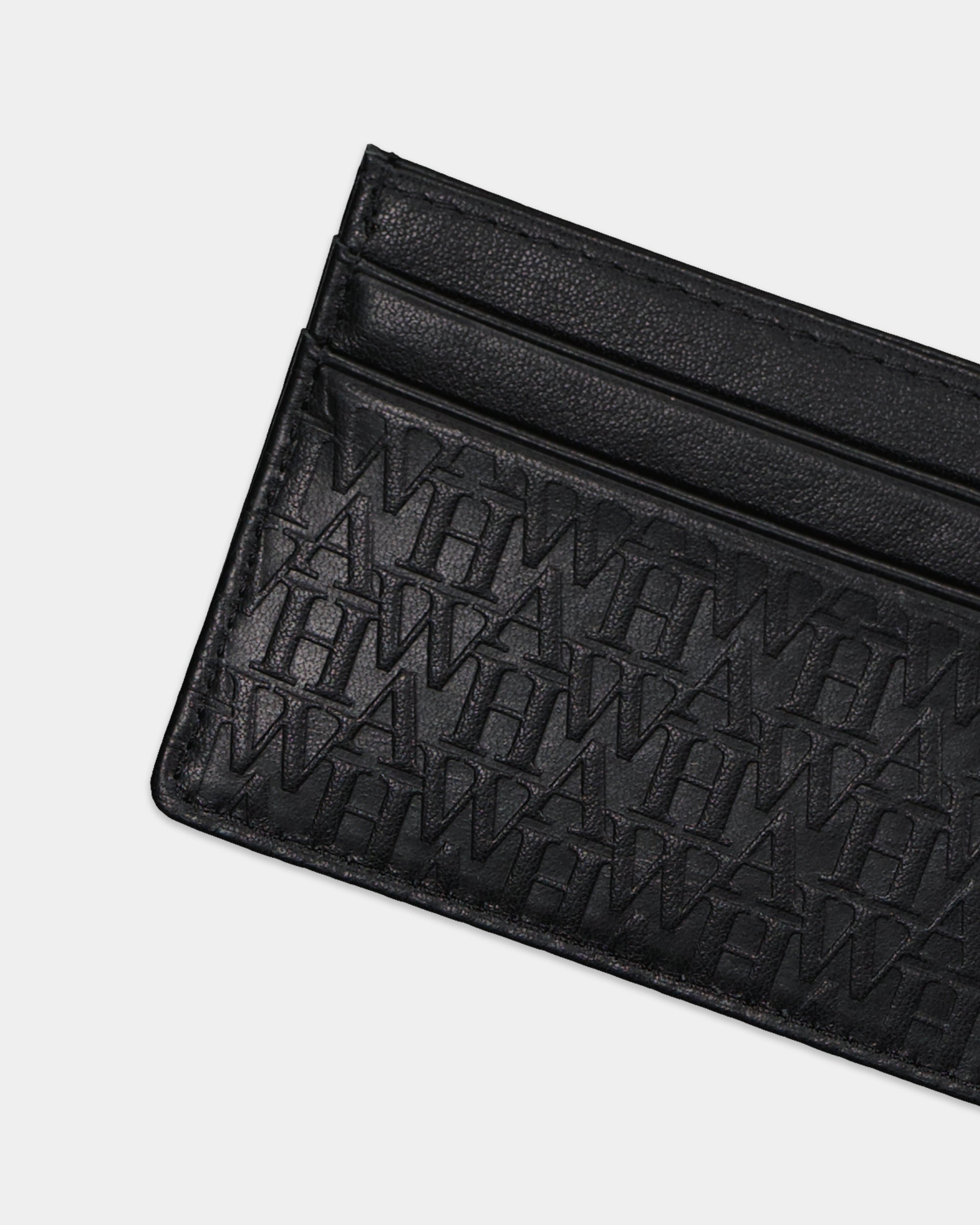 Monogram Card Holder - Black