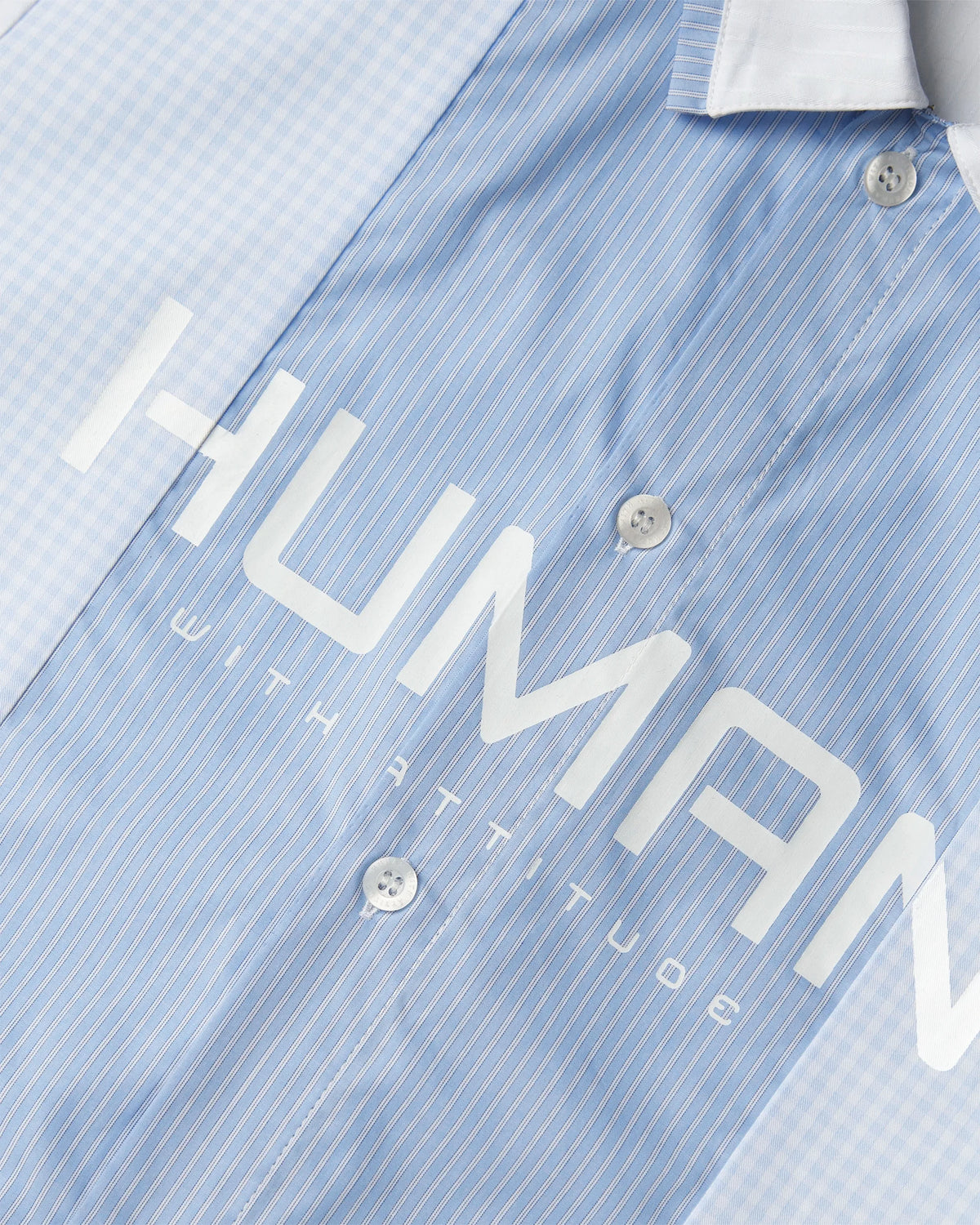 Chemise manches courtes Clubhouse - Bleu - Human With Attitude - vue 2