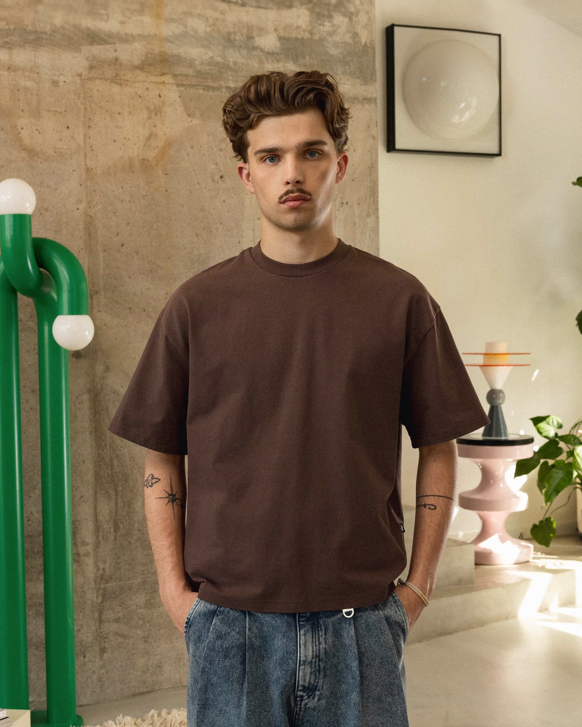 T-shirt Core - Marron