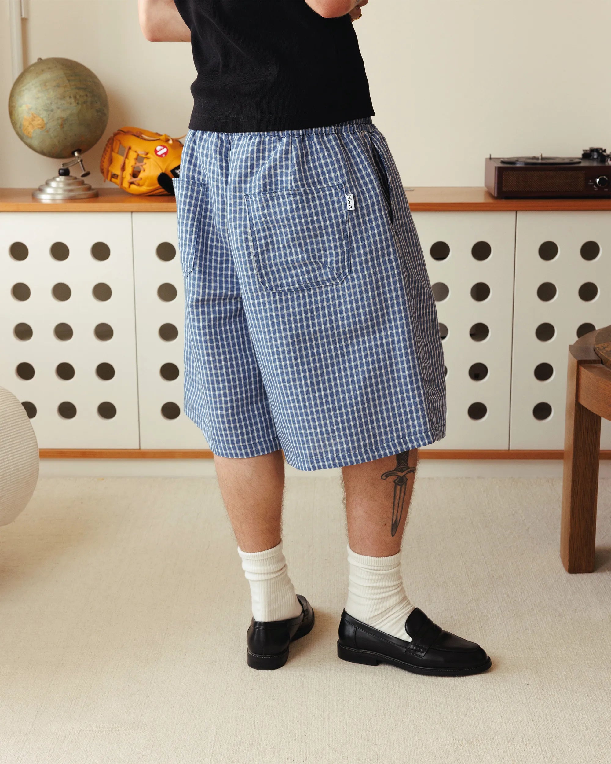 Short Drift - Carreaux Bleus