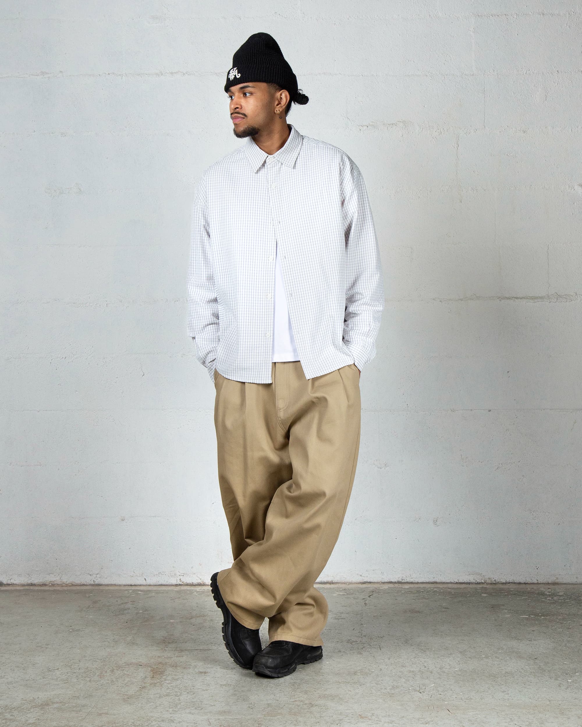 Pantalon Pleated Onigiri - Beige