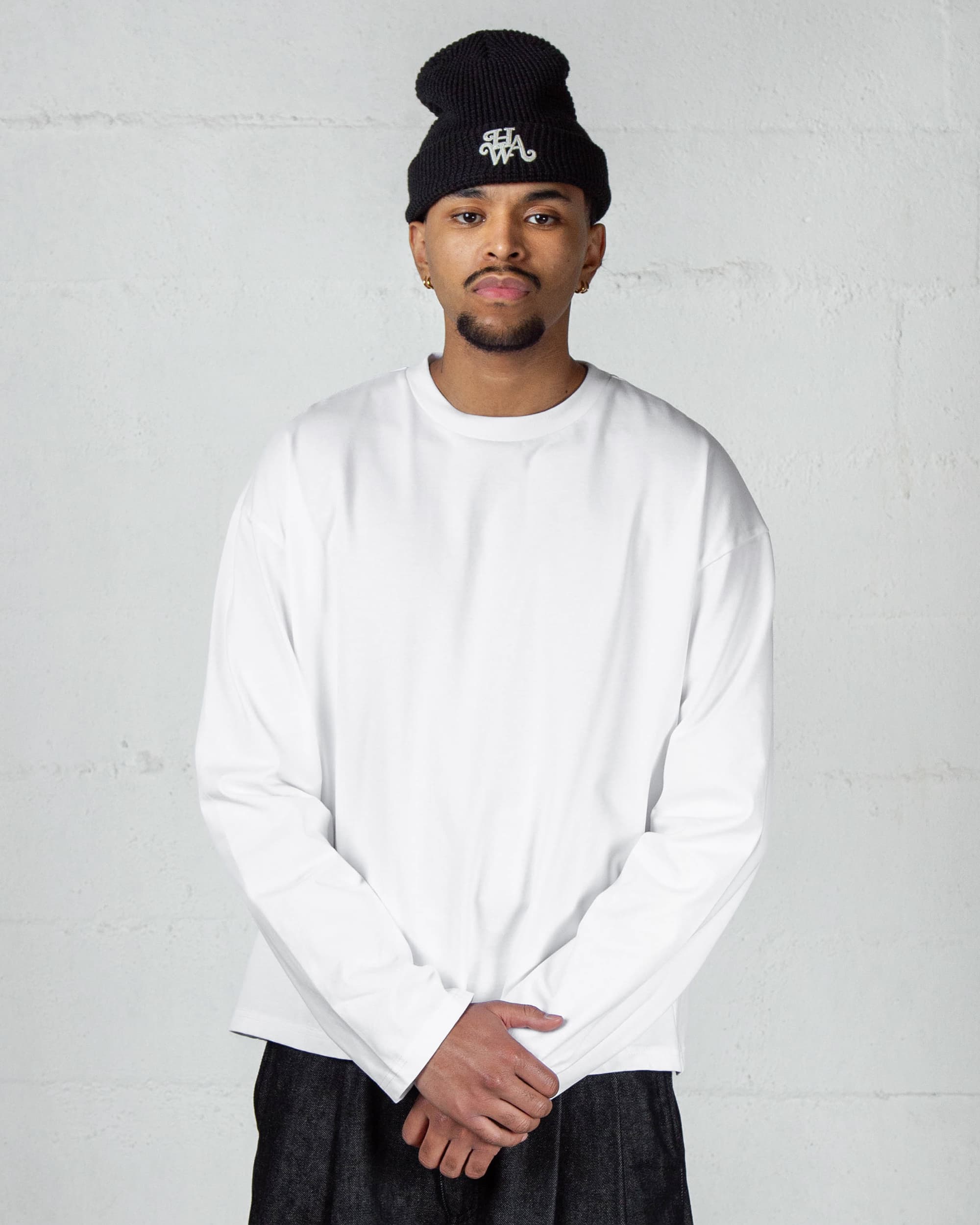 Bonnet Monogram - Noir