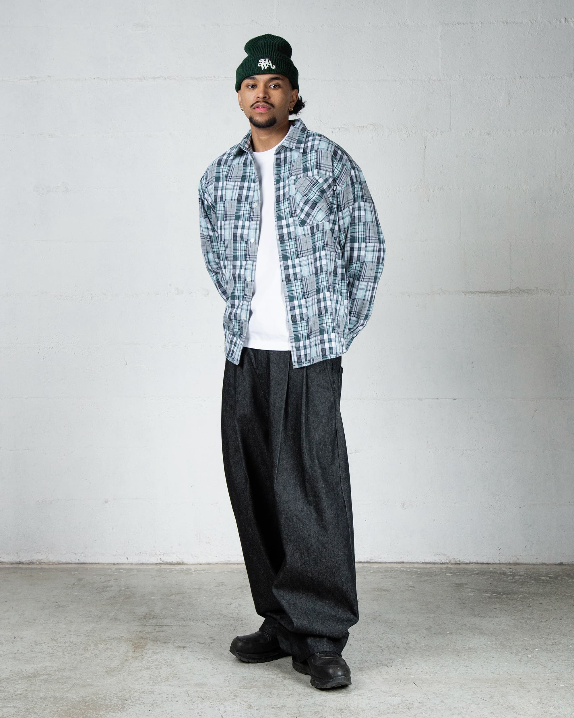 Chemise manches longues Patchwork