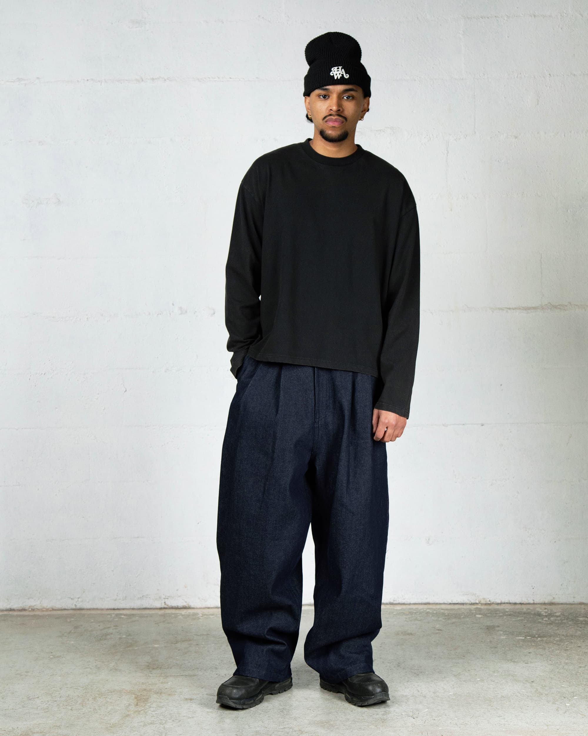 T-shirt manches longues Core - Noir