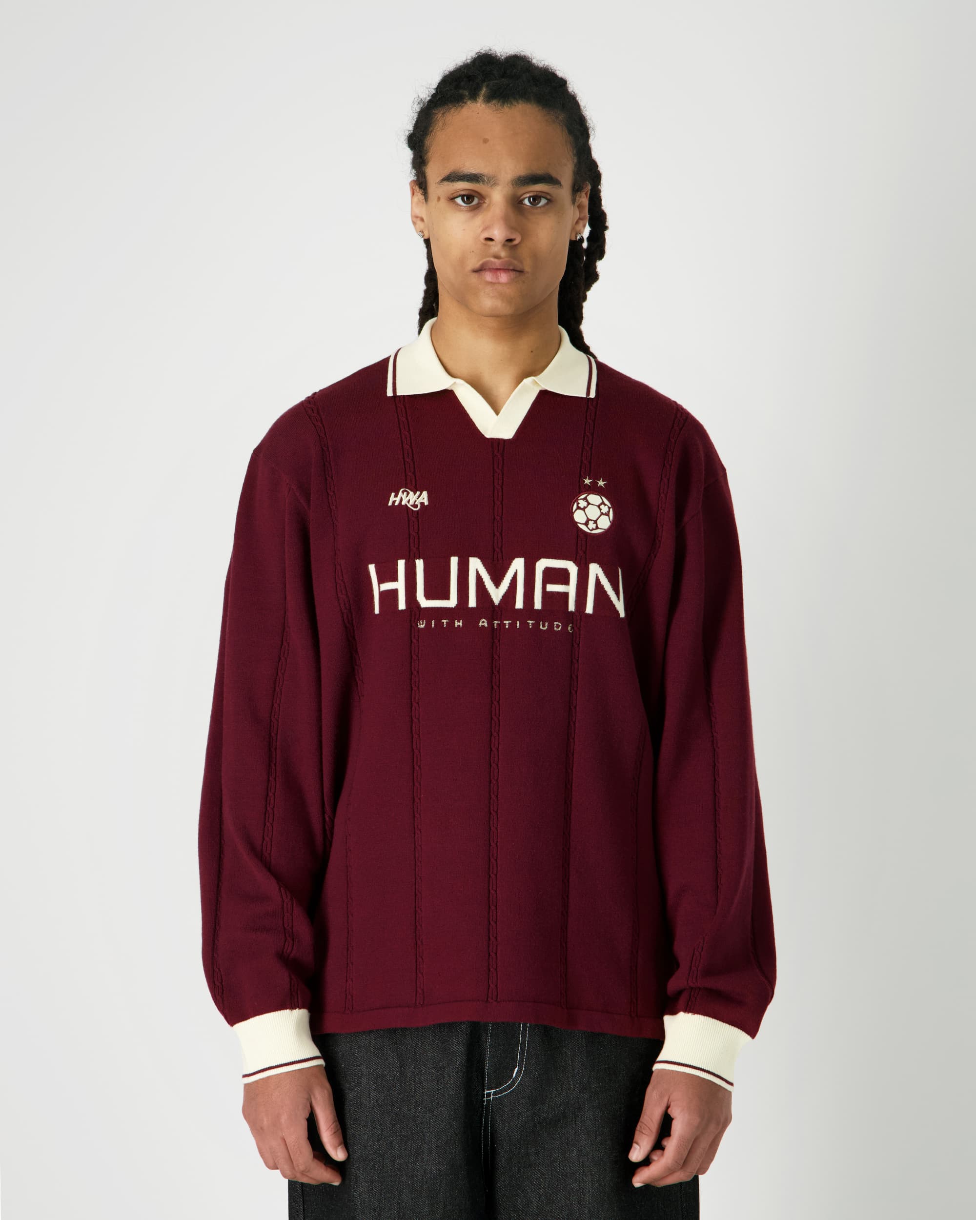 Football Knit - Bordeaux