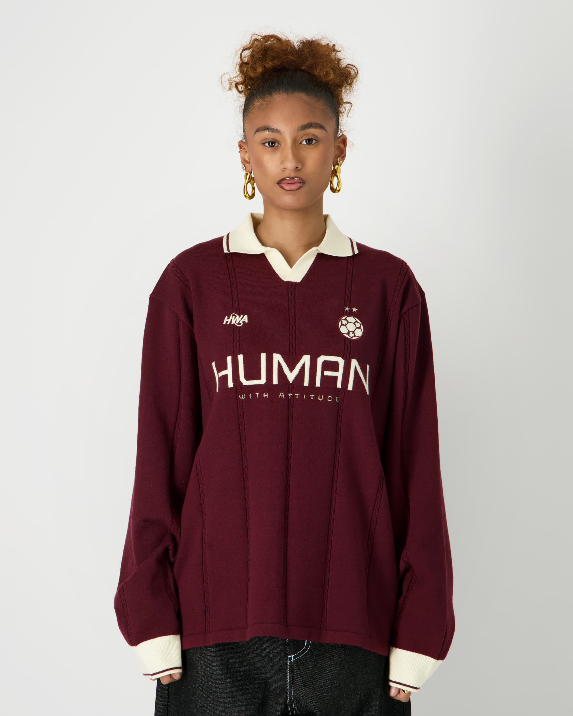 Football Knit - Bordeaux