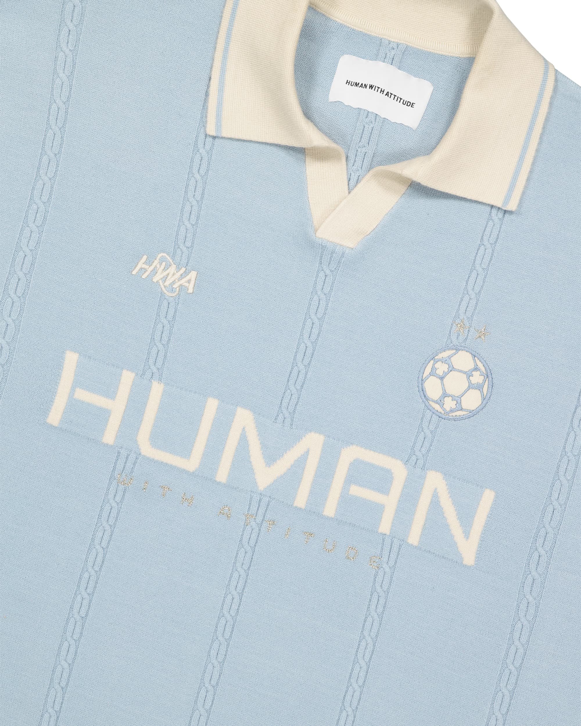 Football Knit - Sky Blue