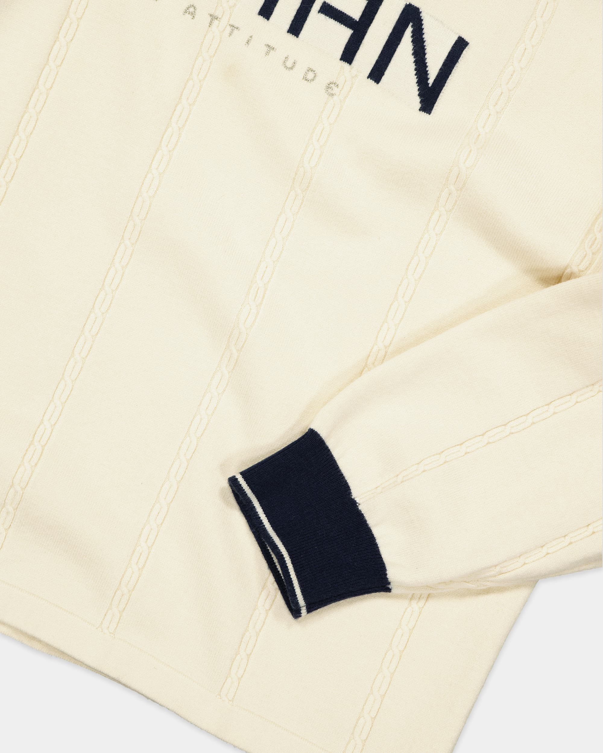 Football Knit - Creme