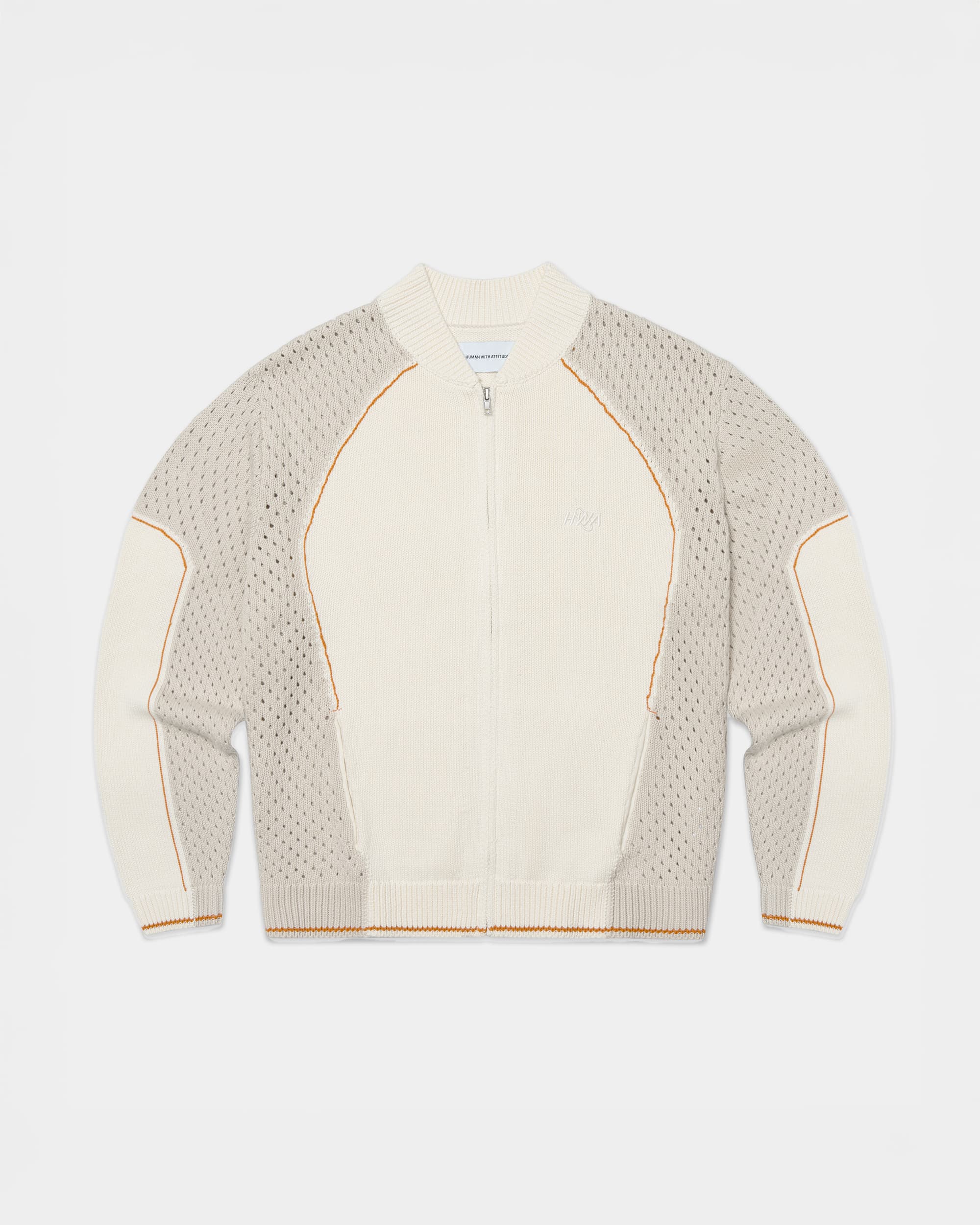 Gilet Zippé Heritage - Off white