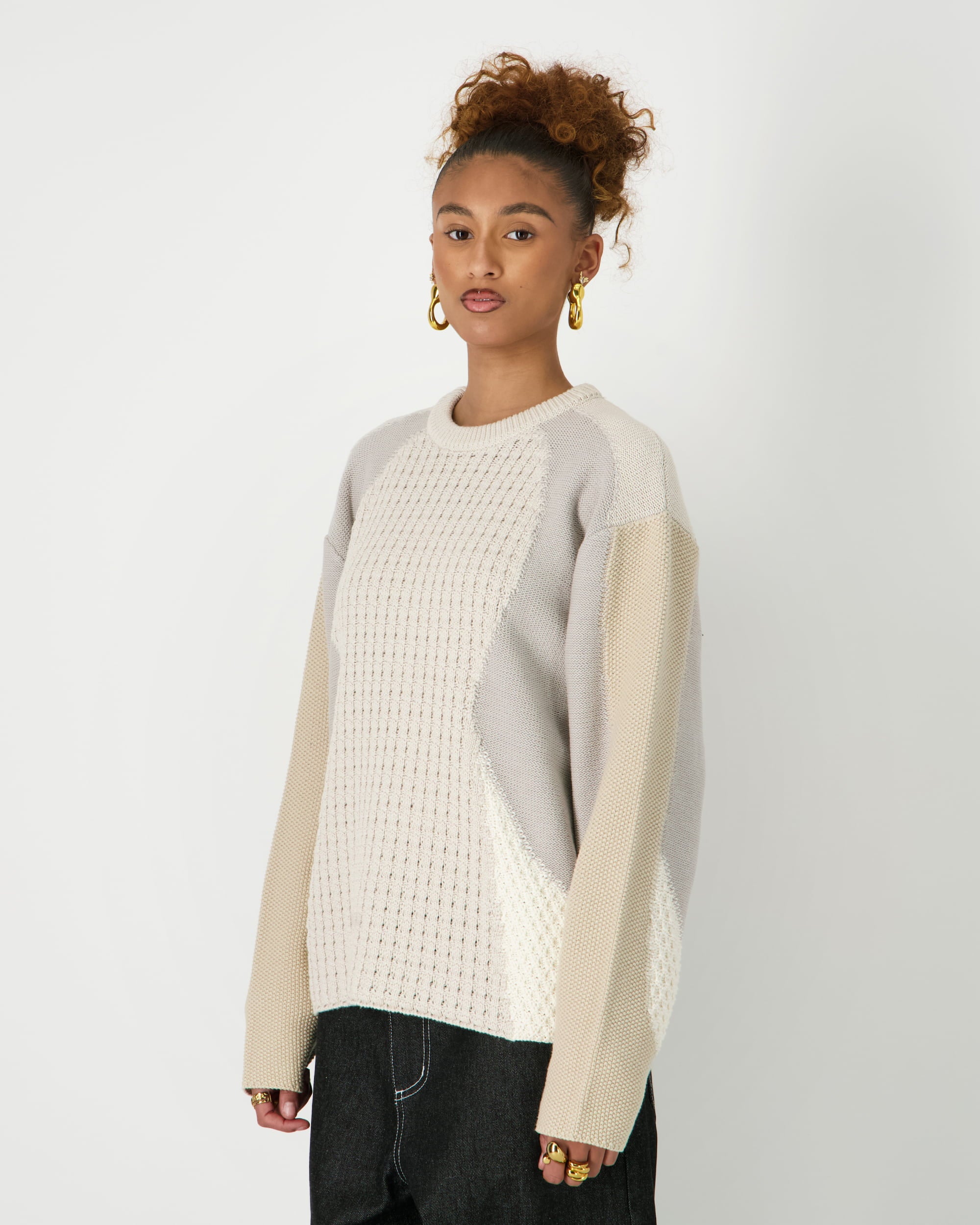 Mosaic Sweater - Natural