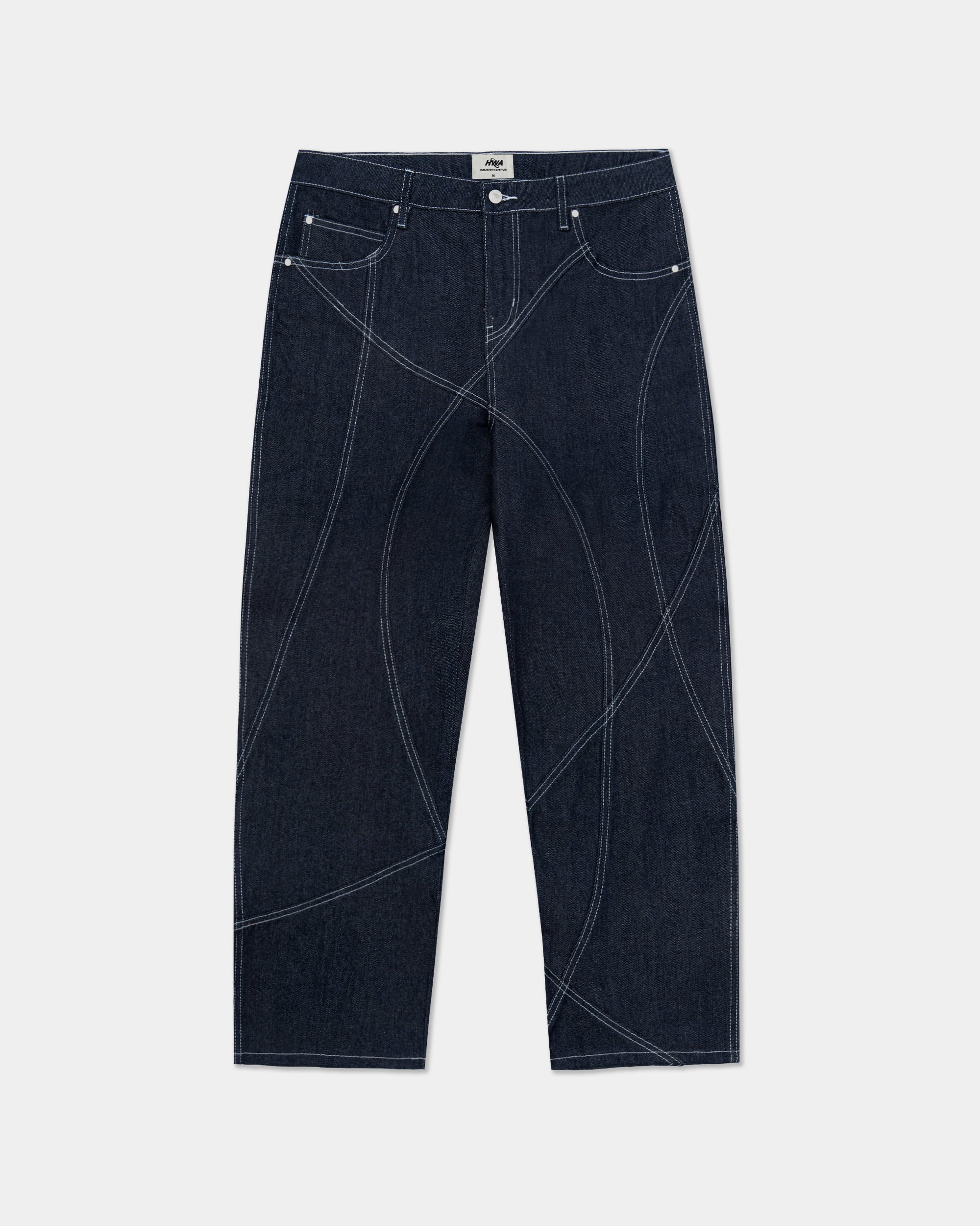 MIRROR BAGGY DENIM - RAW