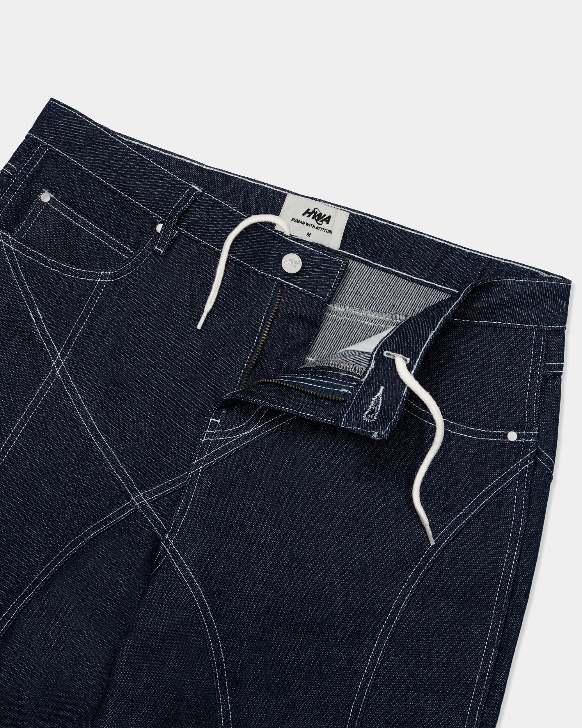 MIRROR BAGGY DENIM - RAW