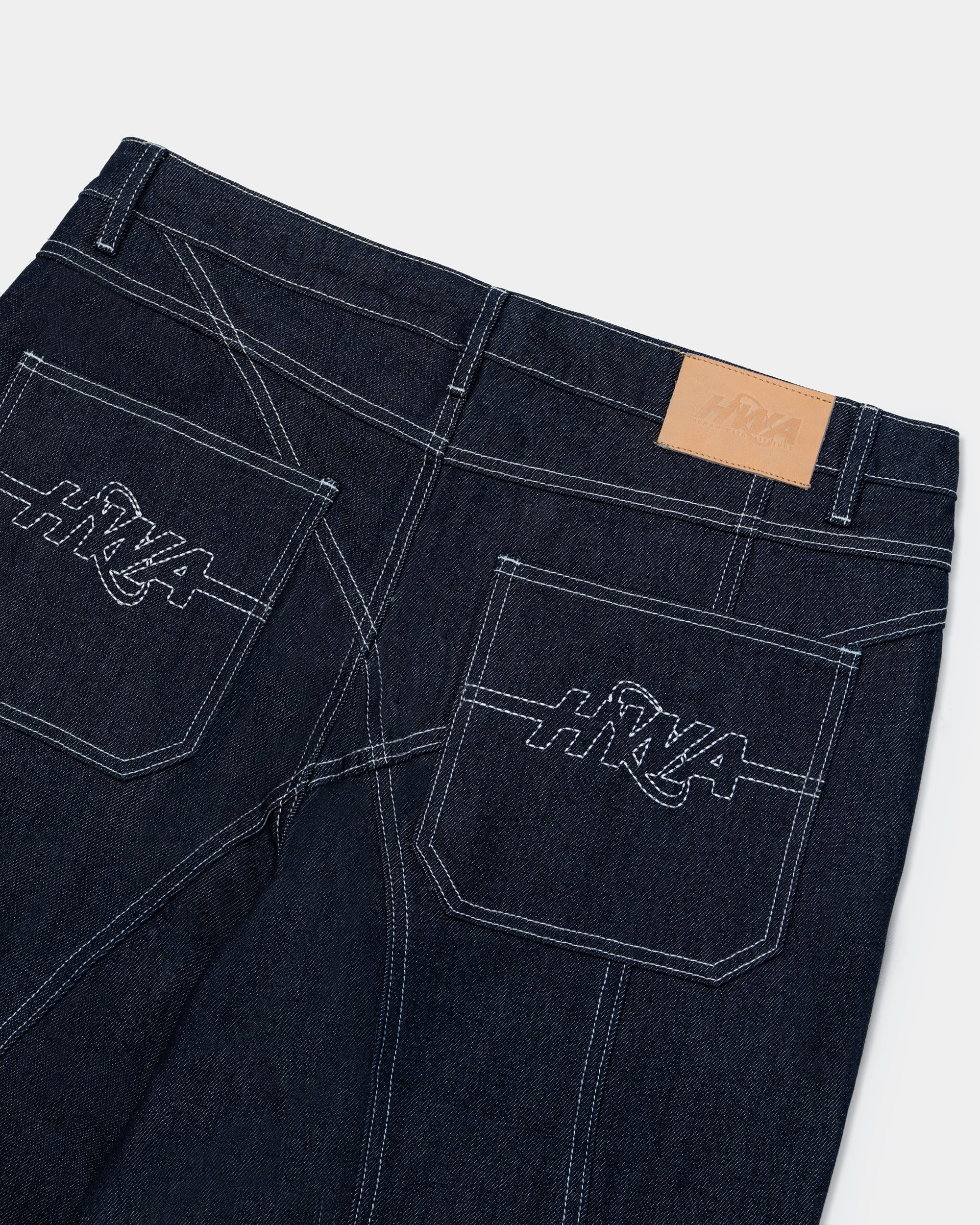 MIRROR BAGGY DENIM - RAW