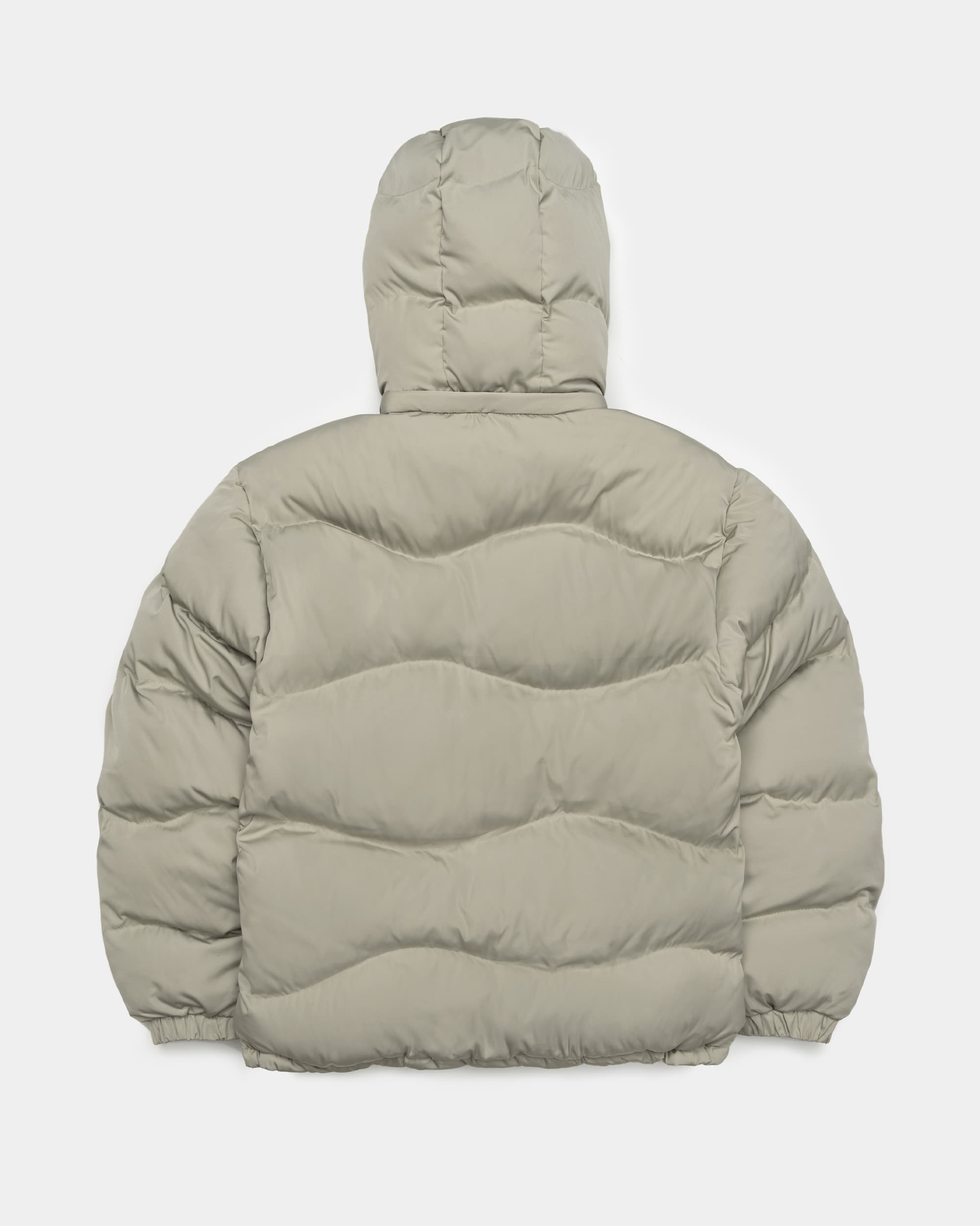 Wave Reversible Down Jacket - Greige