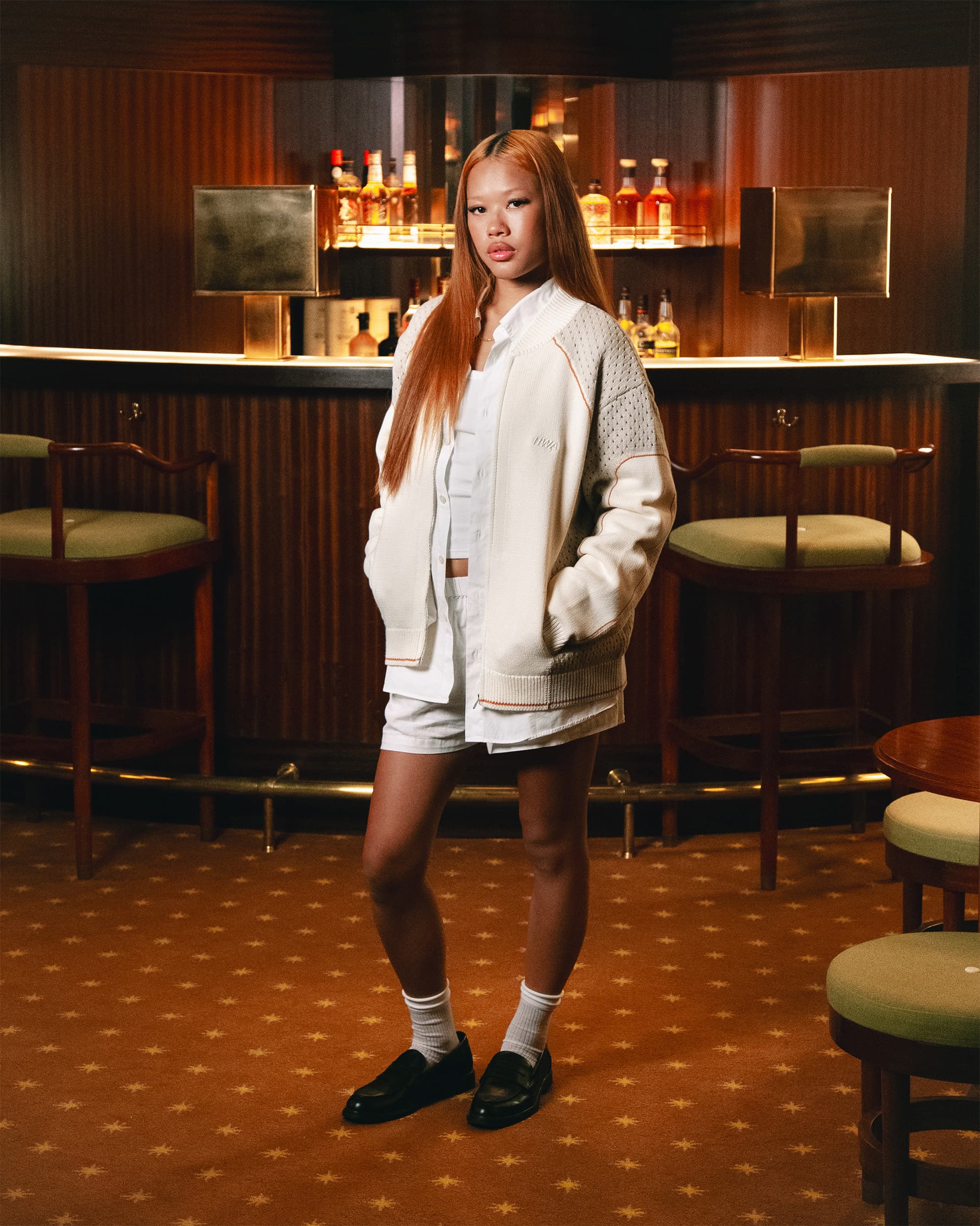 Gilet Zippé Heritage - Off white