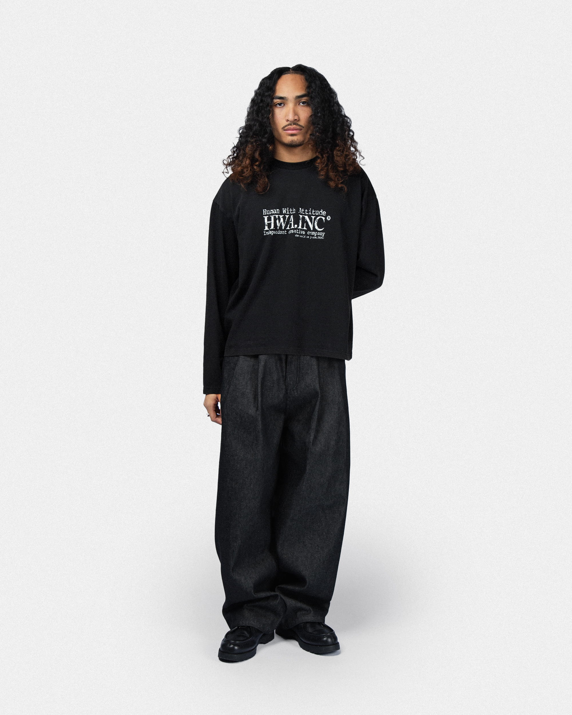 T-shirt manches longues INC - Noir