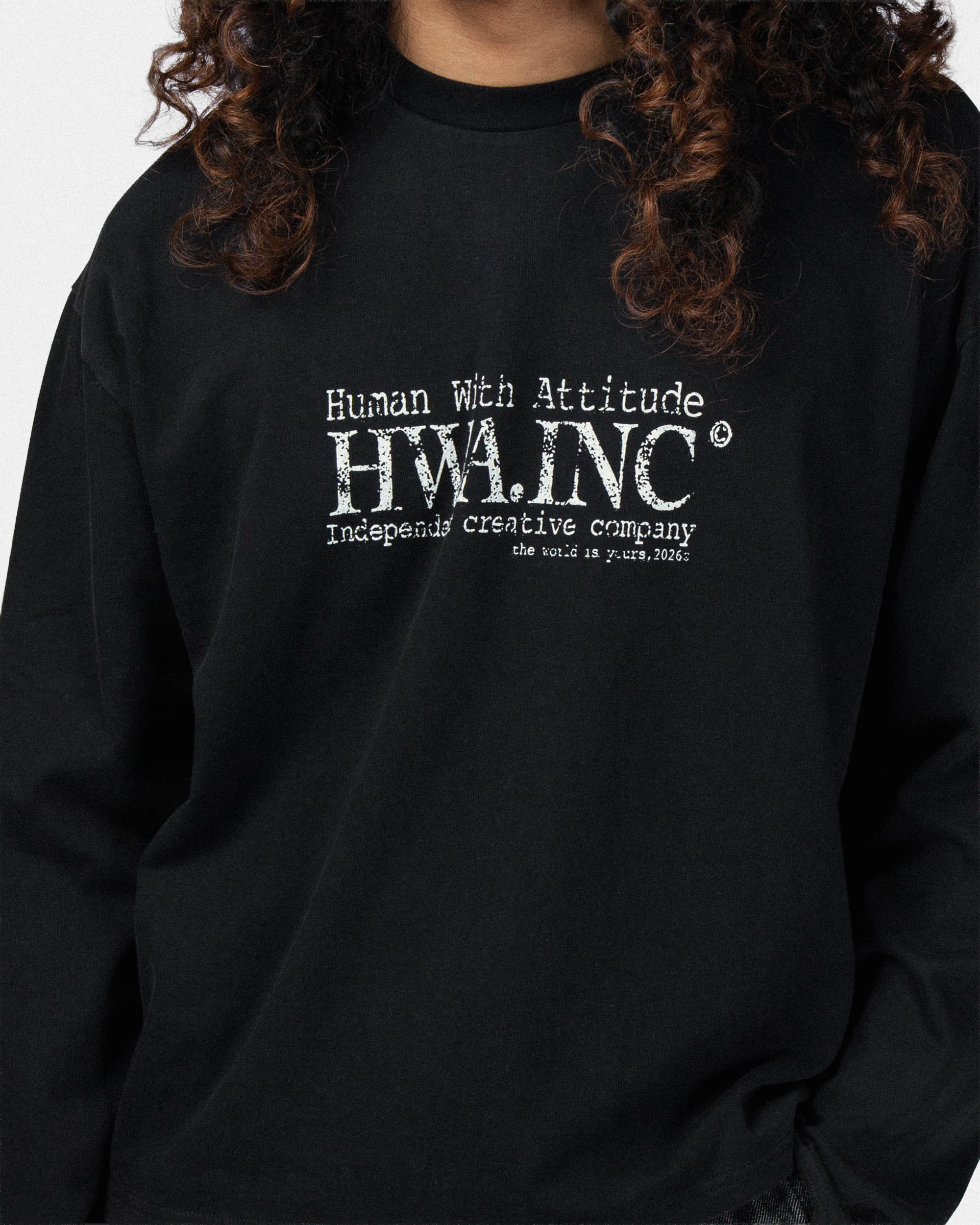 T-shirt manches longues INC - Noir