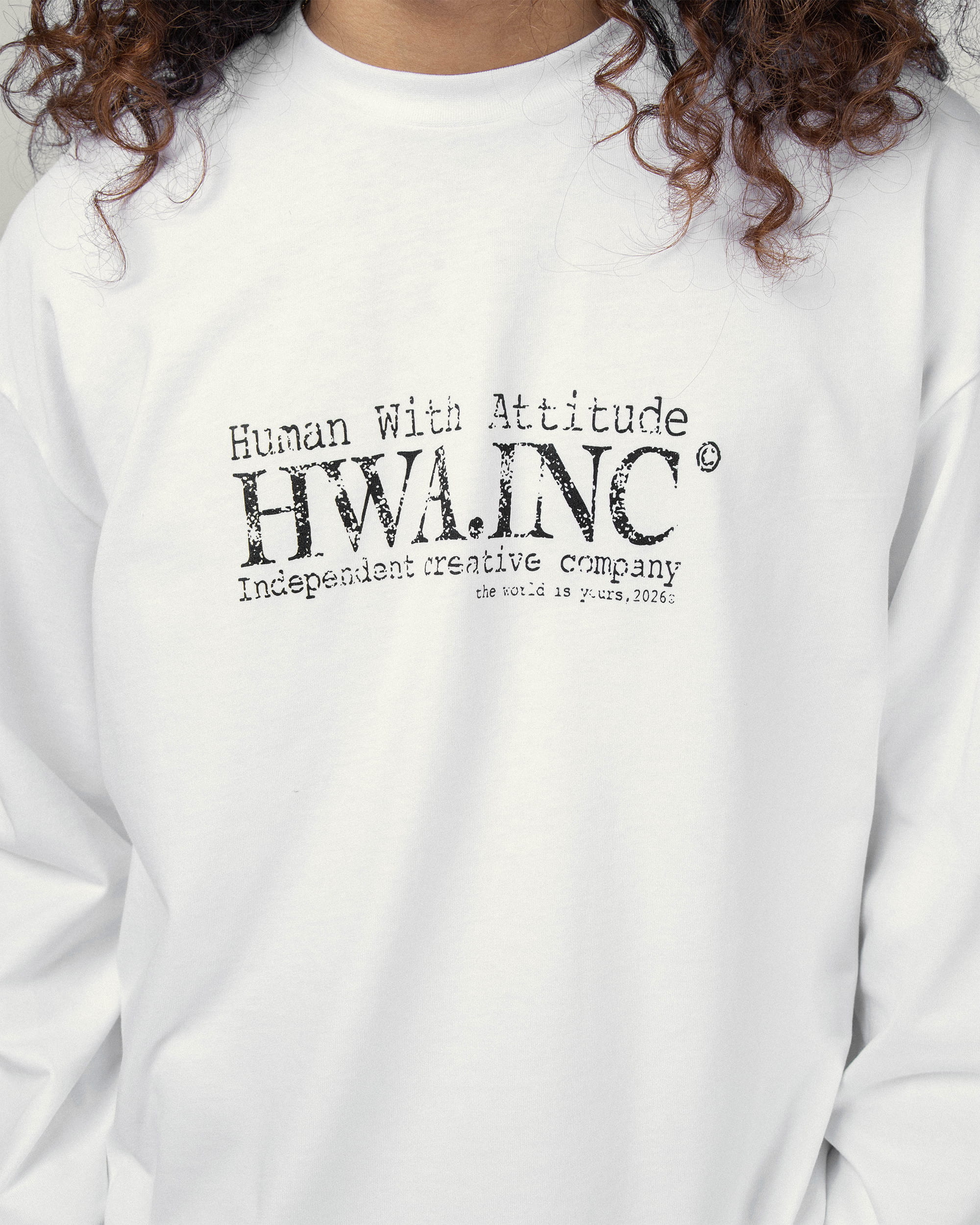 T-shirt manches longues INC - Blanc