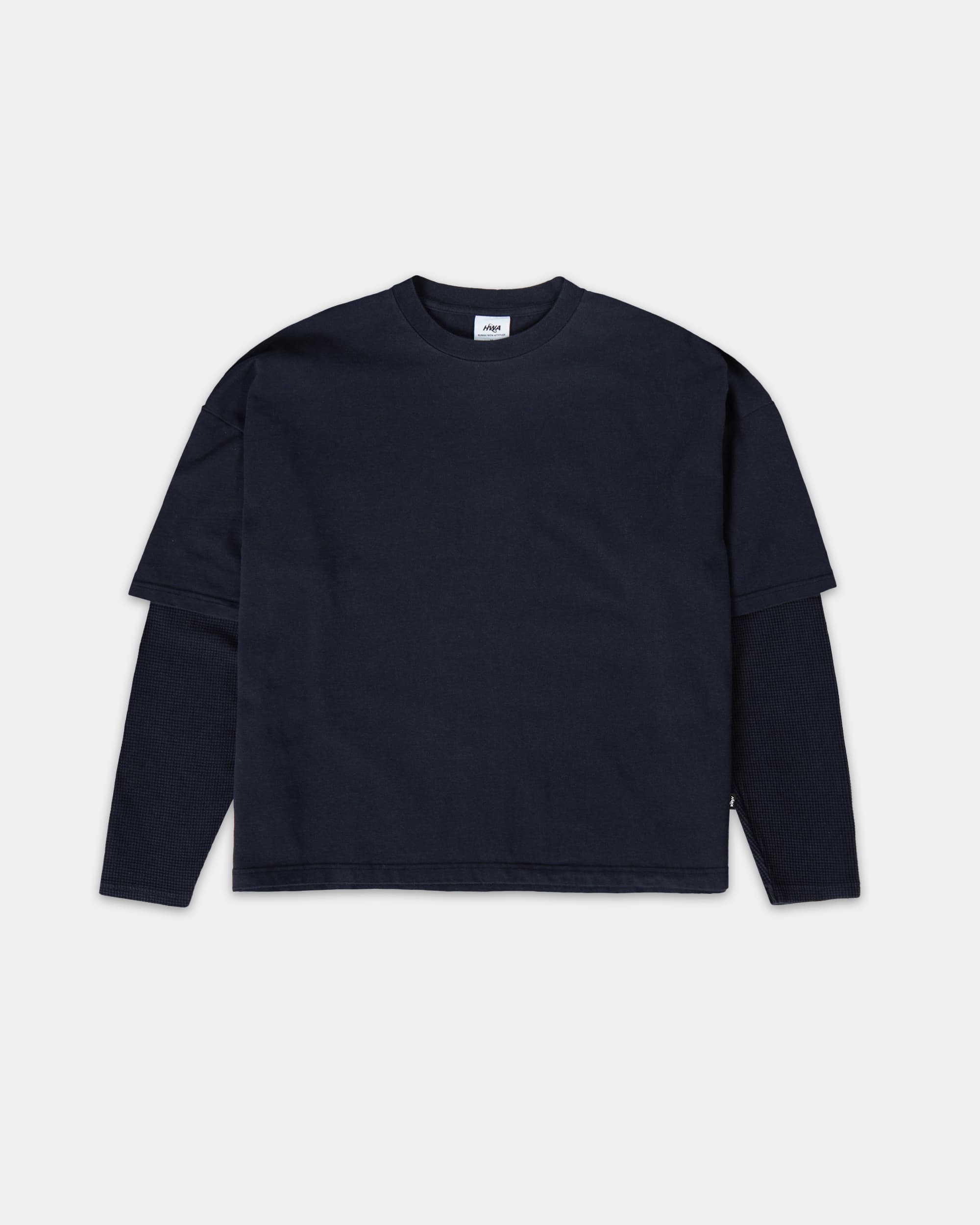 T-shirt manches longues Layer - Bleu marine