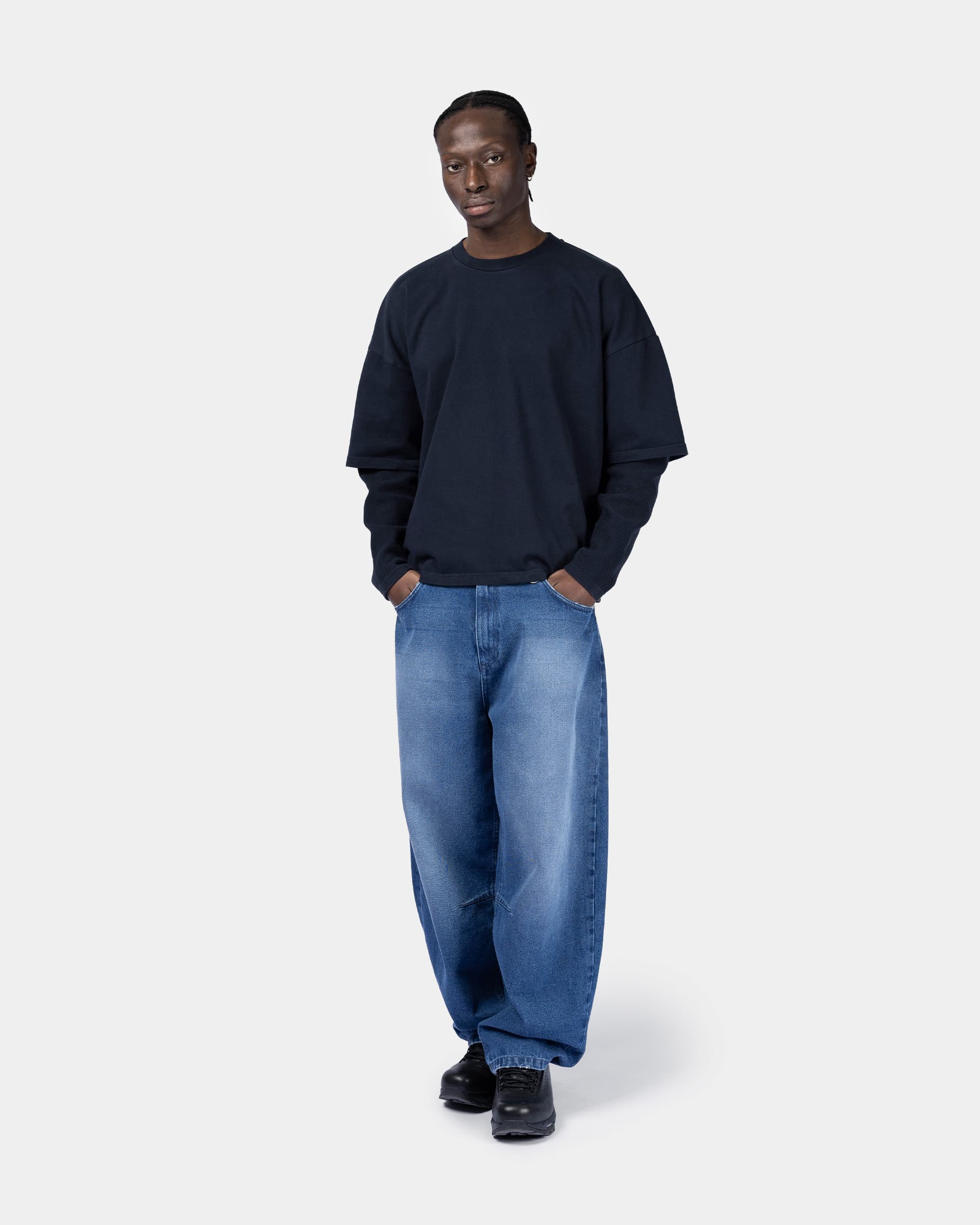 Long-sleeve Layer T-shirt - Navy