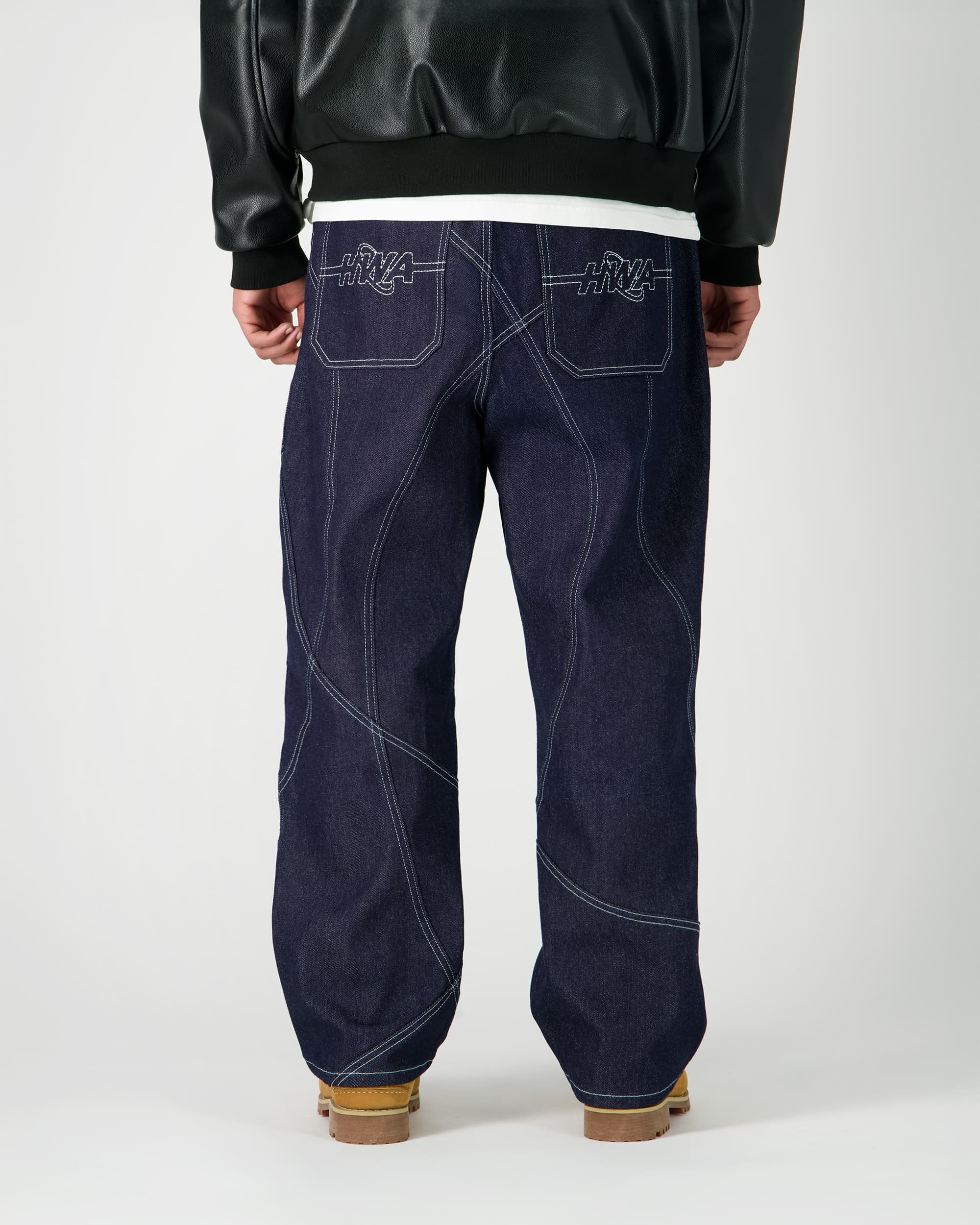 MIRROR BAGGY DENIM - RAW