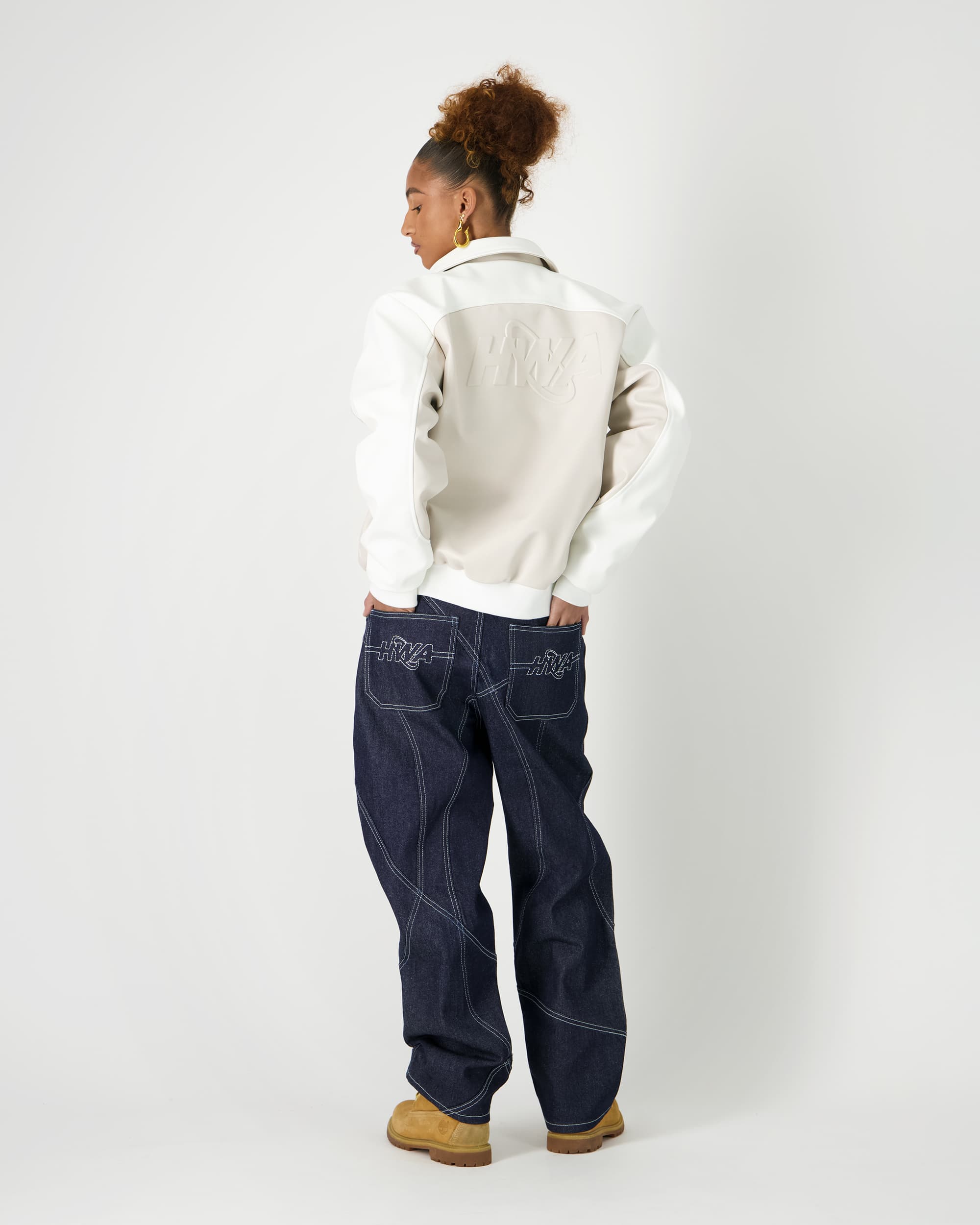 MIRROR BAGGY DENIM - RAW