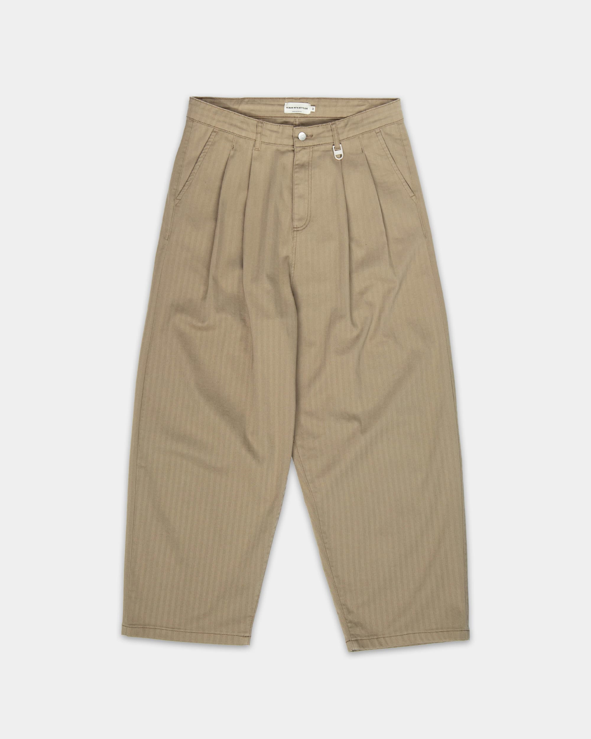 Pantalon Pleated Onigiri Herringbone