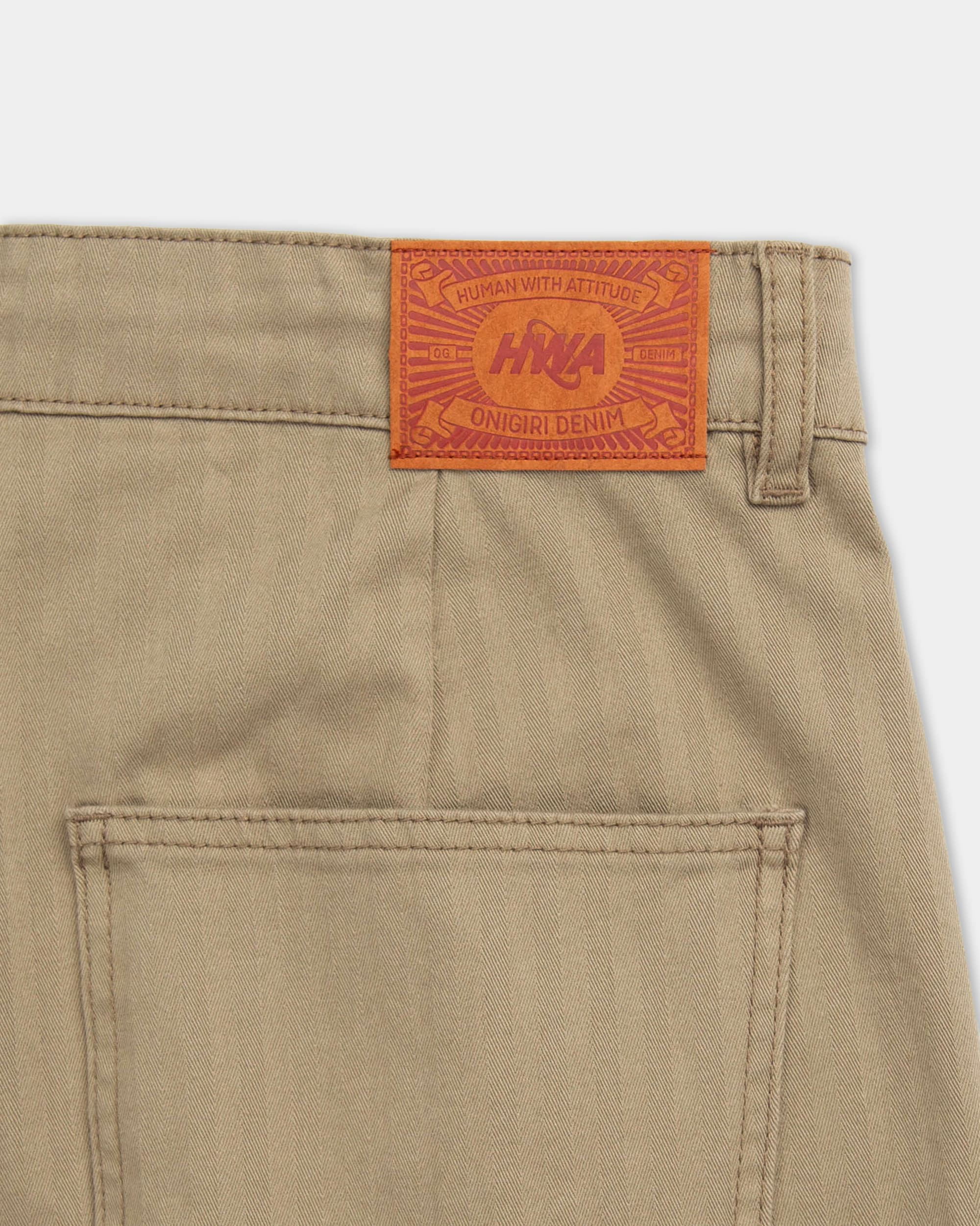 Pantalon Pleated Onigiri Herringbone