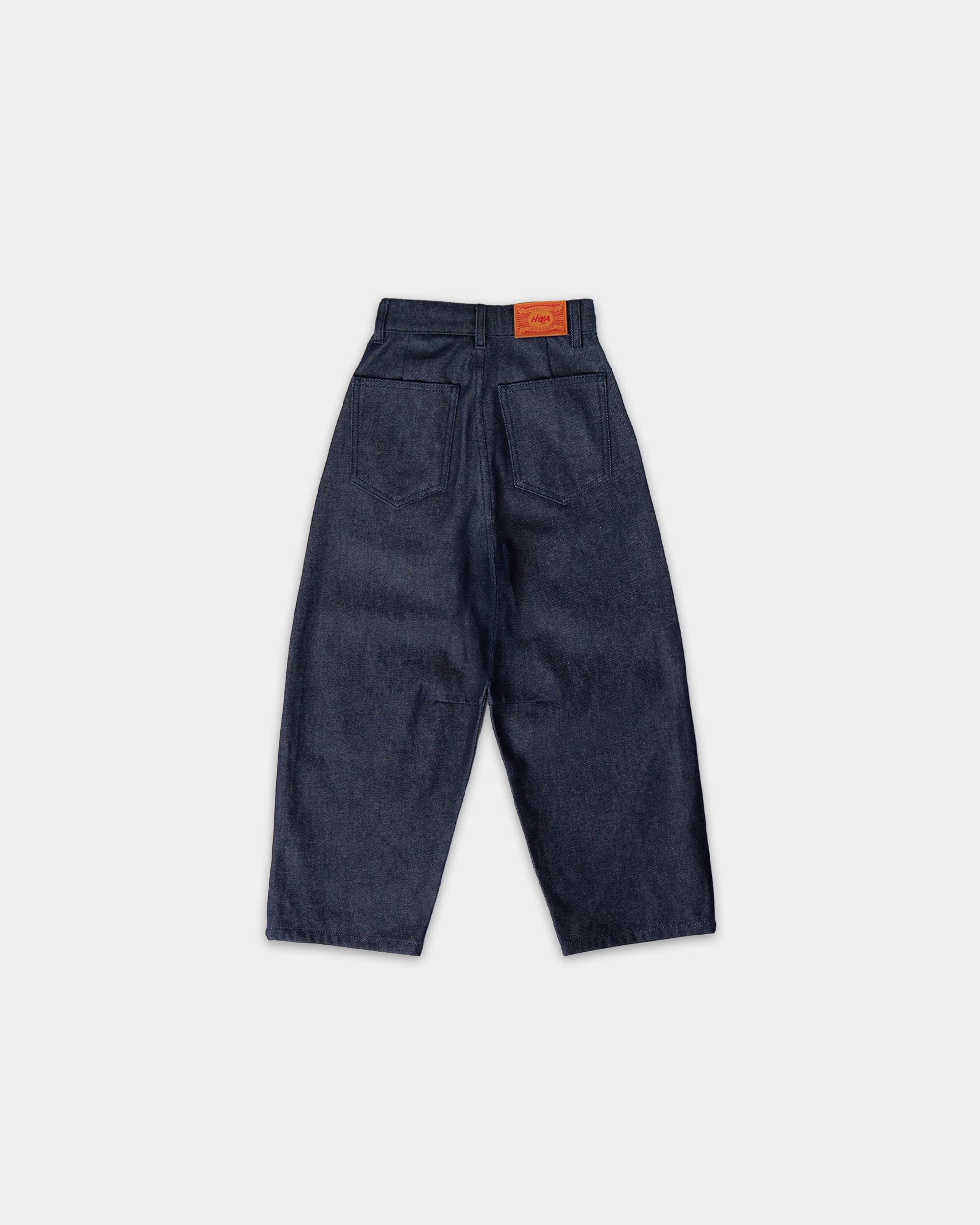 Jean plissé Onigiri Enfant - Indigo