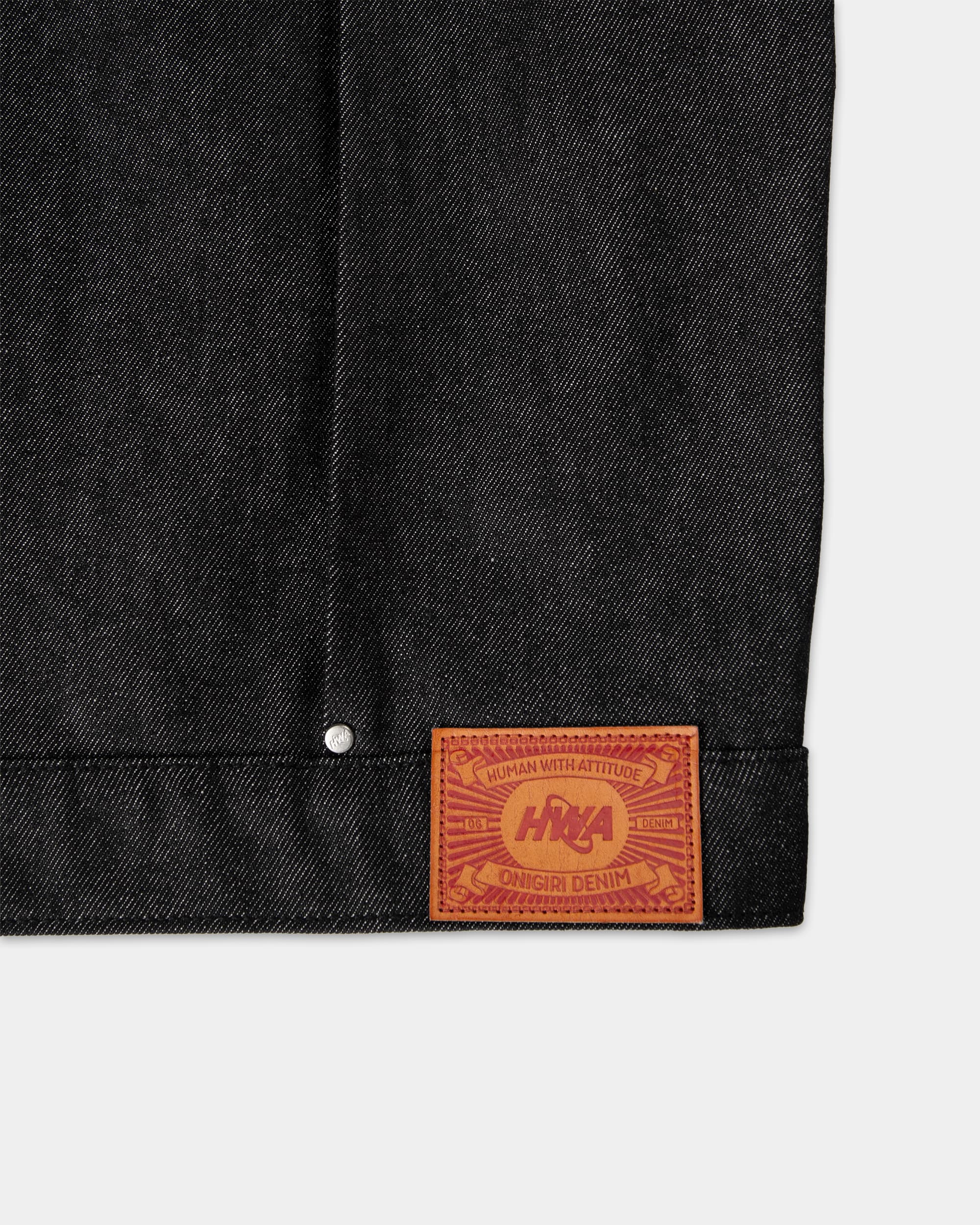 Veste en Jean Onigiri - Brut Noir