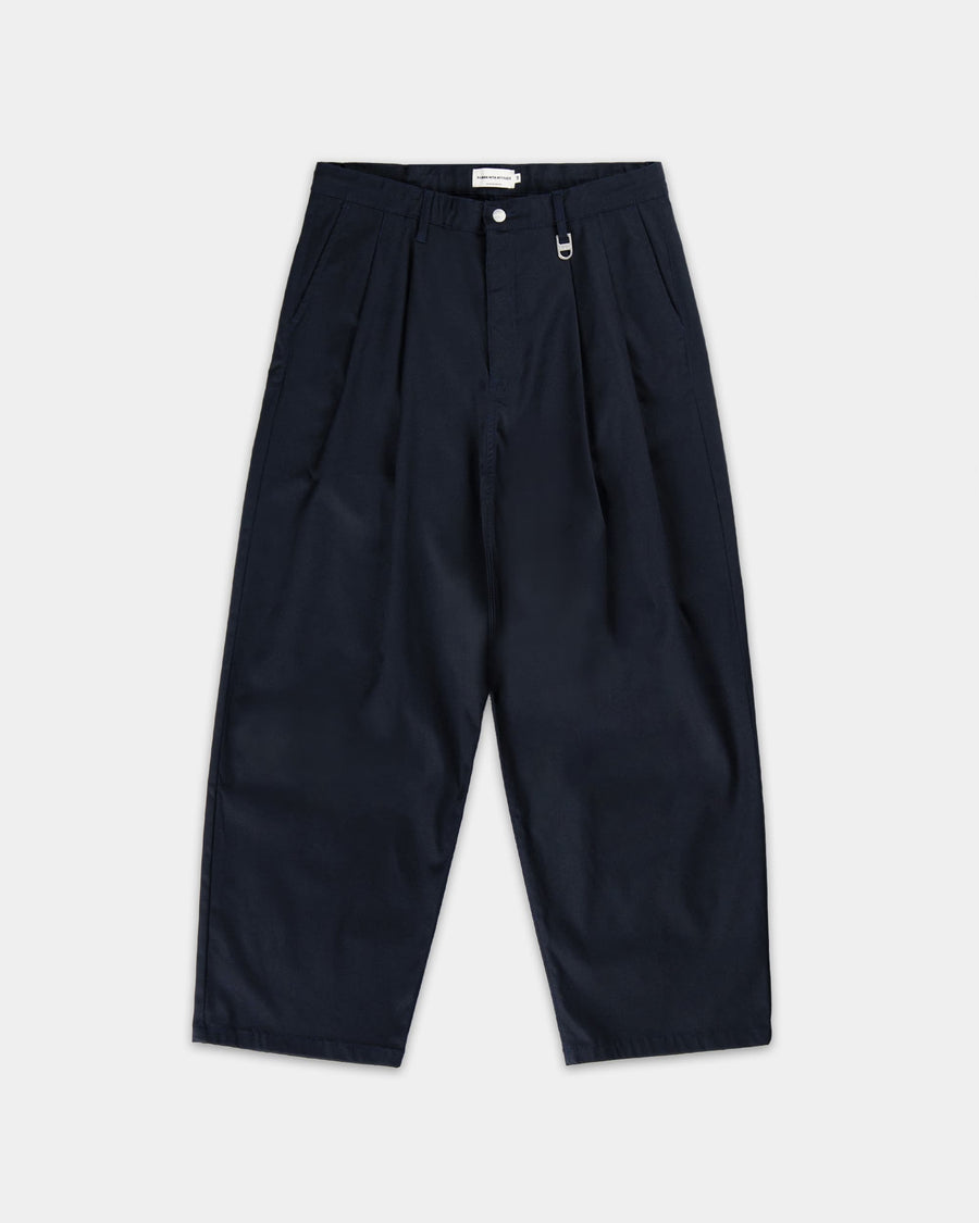 Pantalon Pleated Onigiri - Bleu marine
