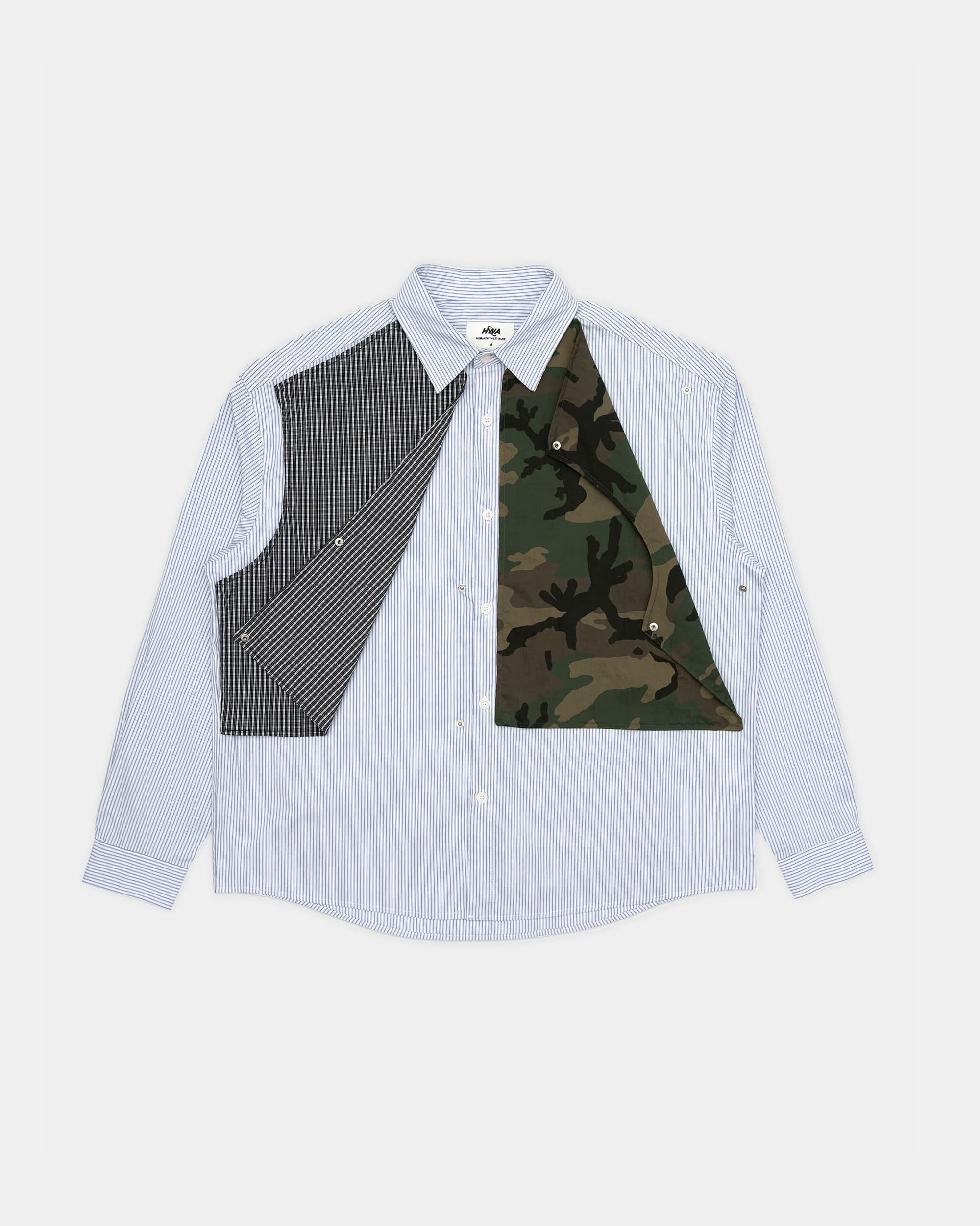 Chemise à Panneaux Amovibles - Camo / Carreaux