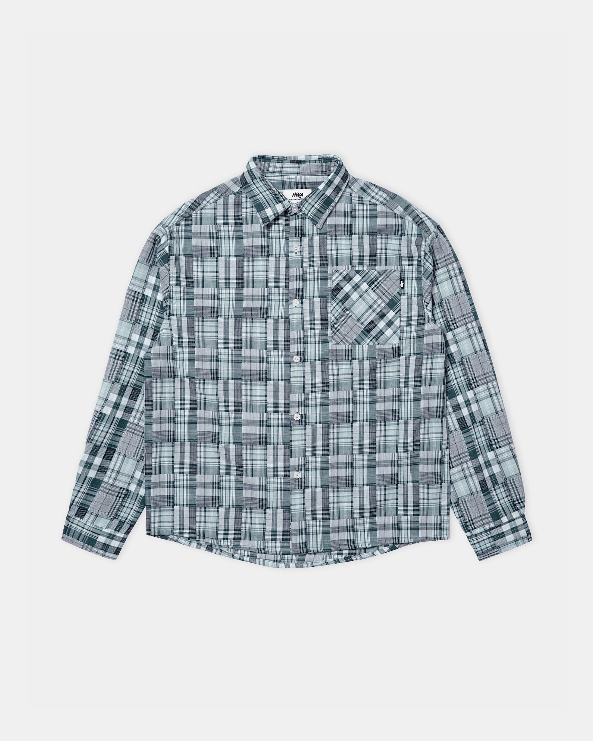 Chemise manches longues Patchwork