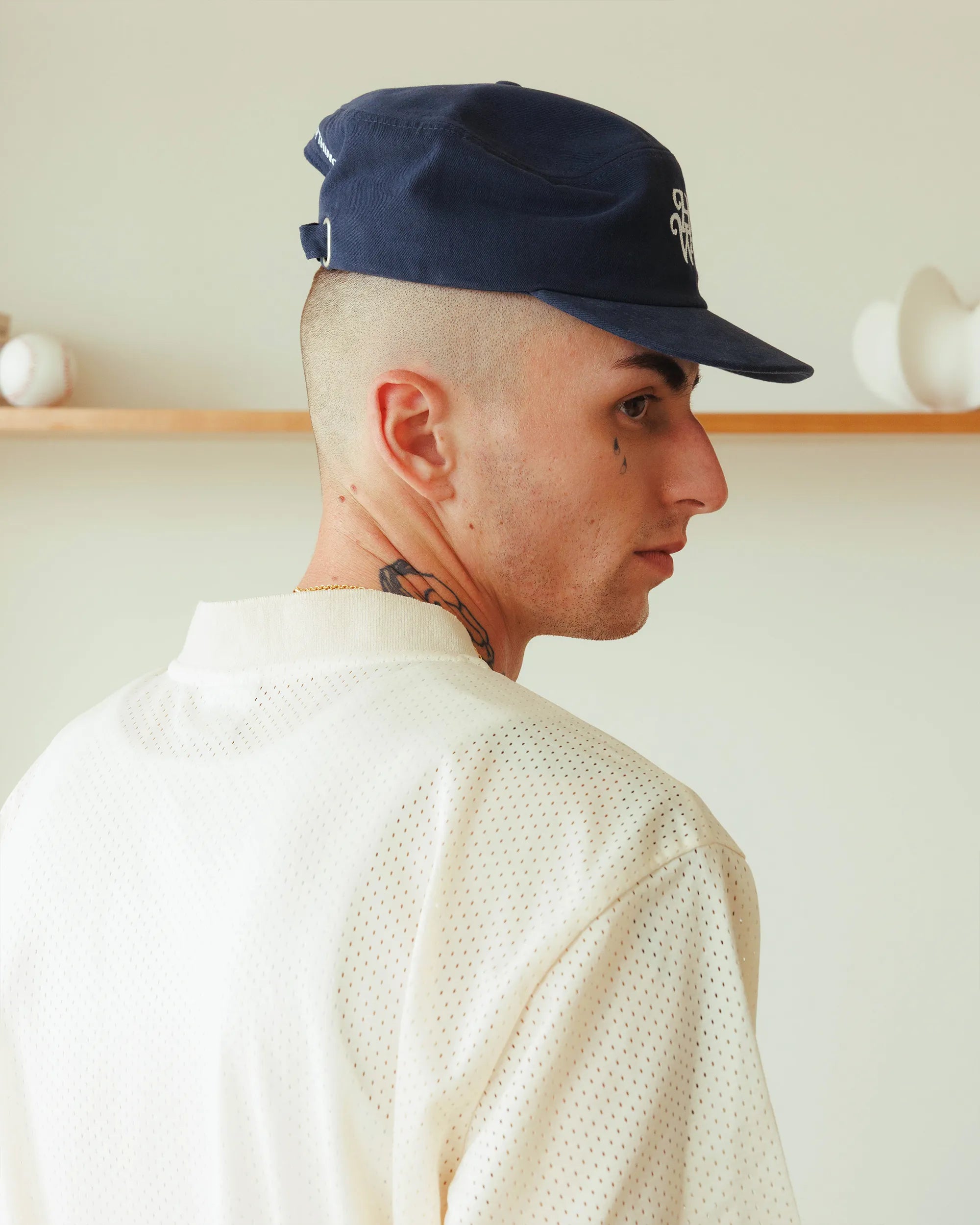 Casquette Pillbox Monogram - Marine