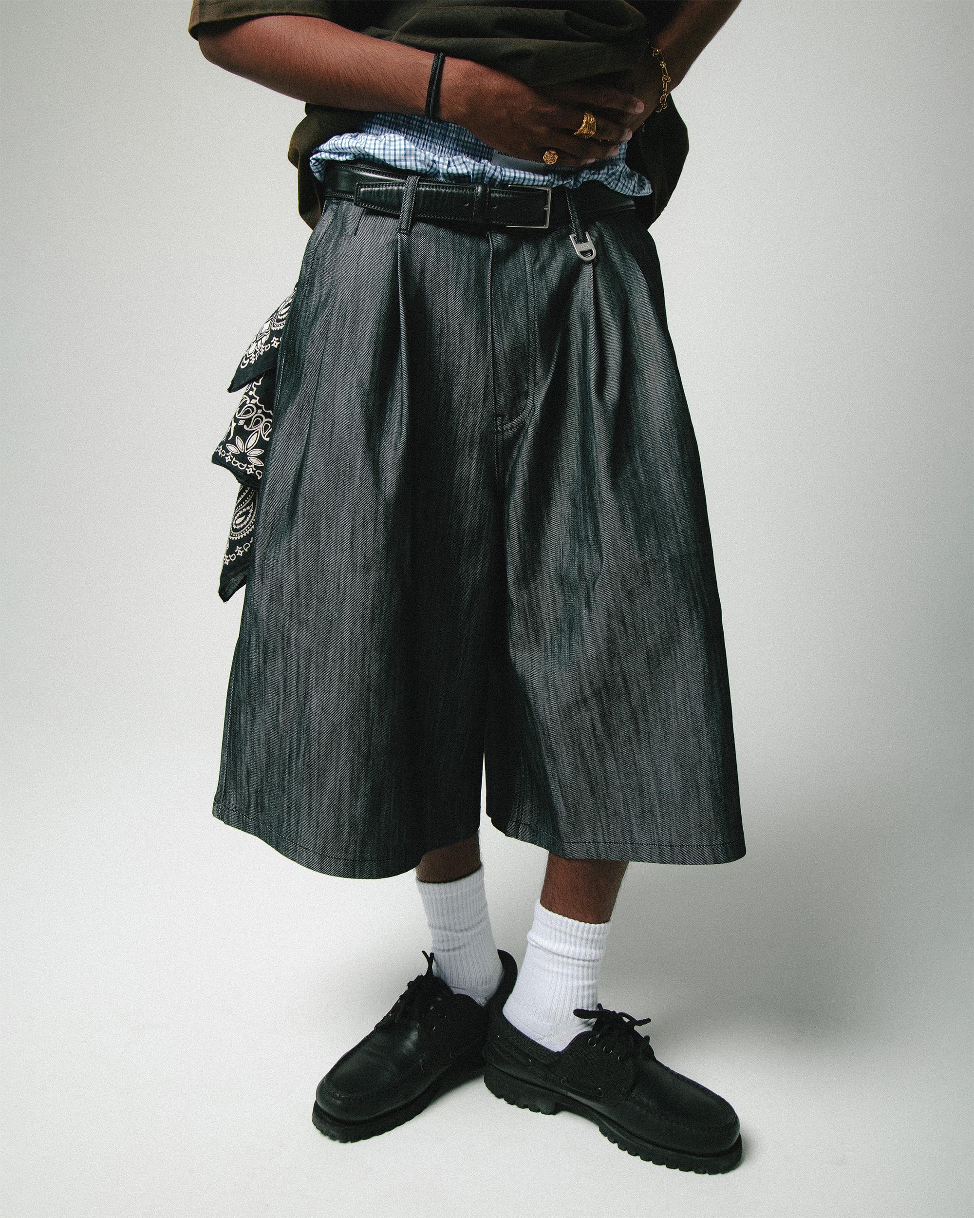 JORTS PLEATED ONIGIRI - NOIR
