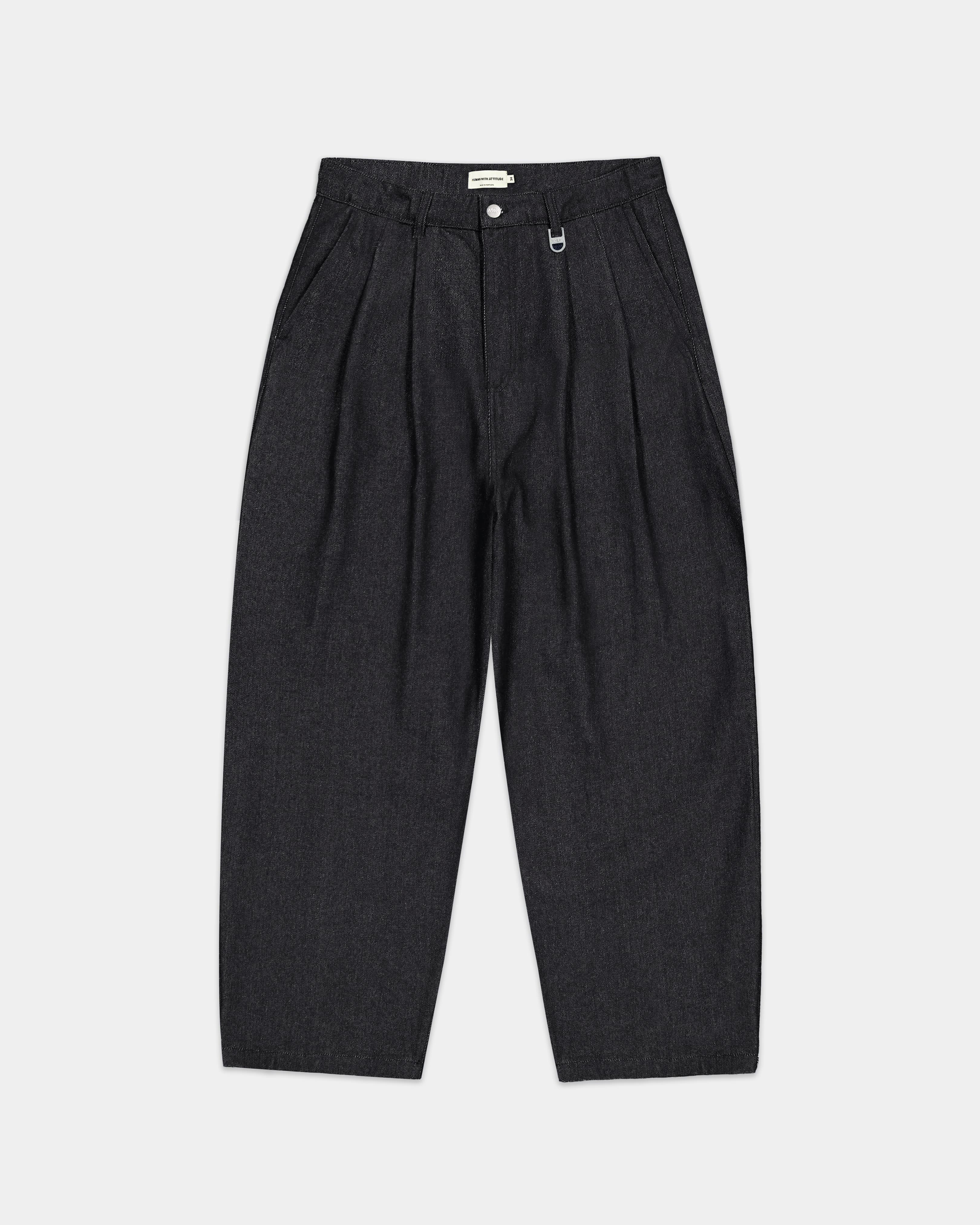 JEAN PLEATED ONIGIRI - BRUT NOIR